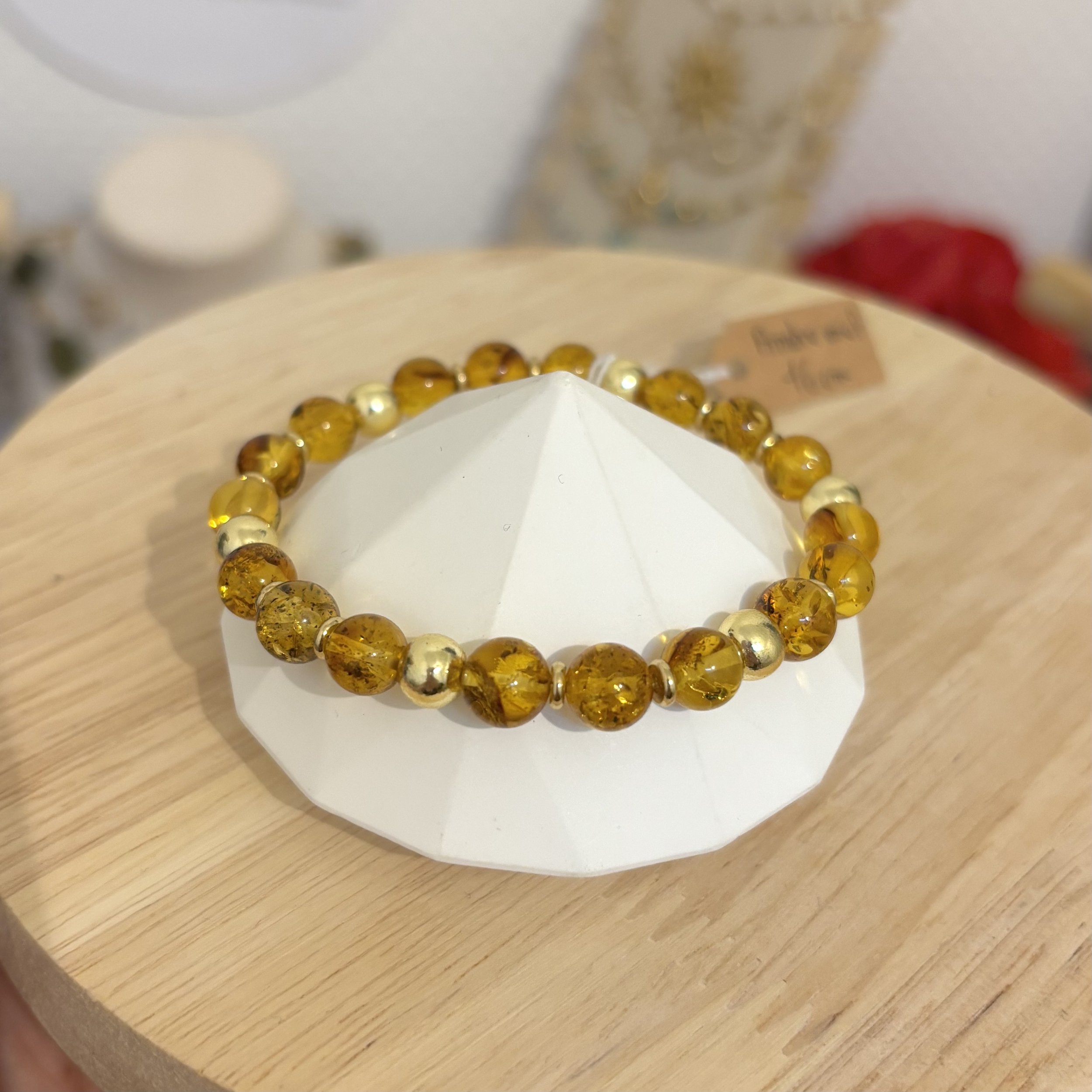 Bracelet - Ambre miel