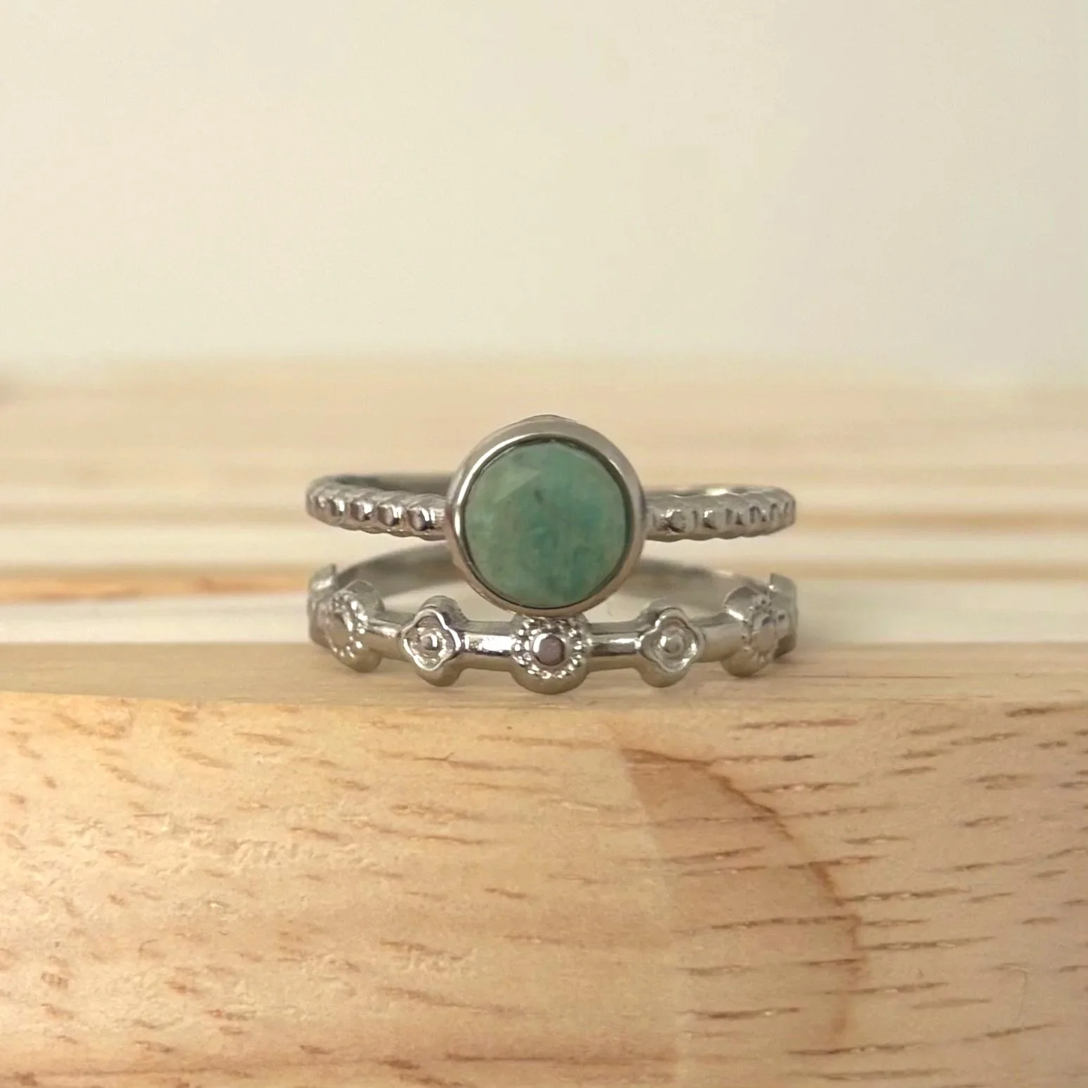 Bague - Amazonite