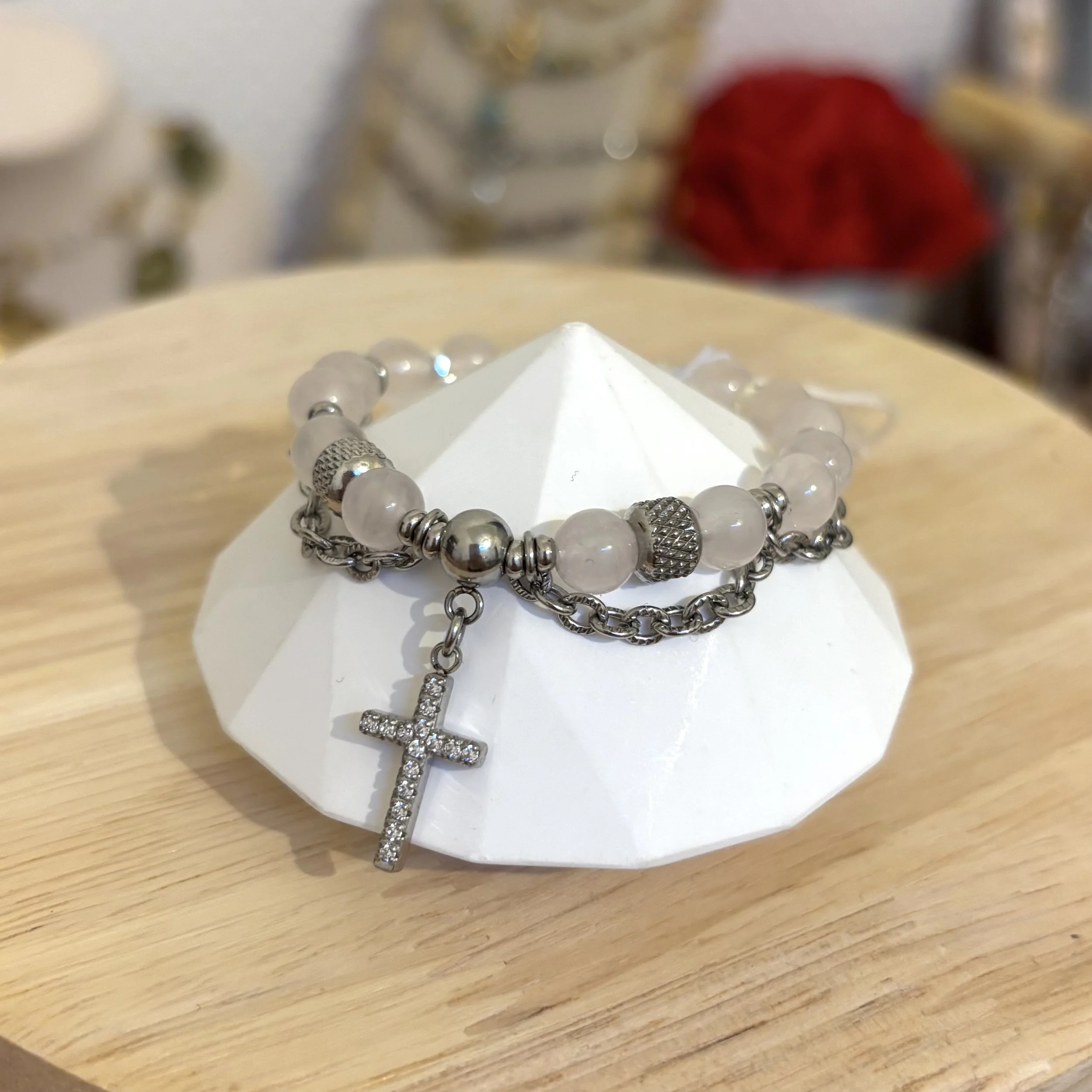 Bracelet - Quartz rose