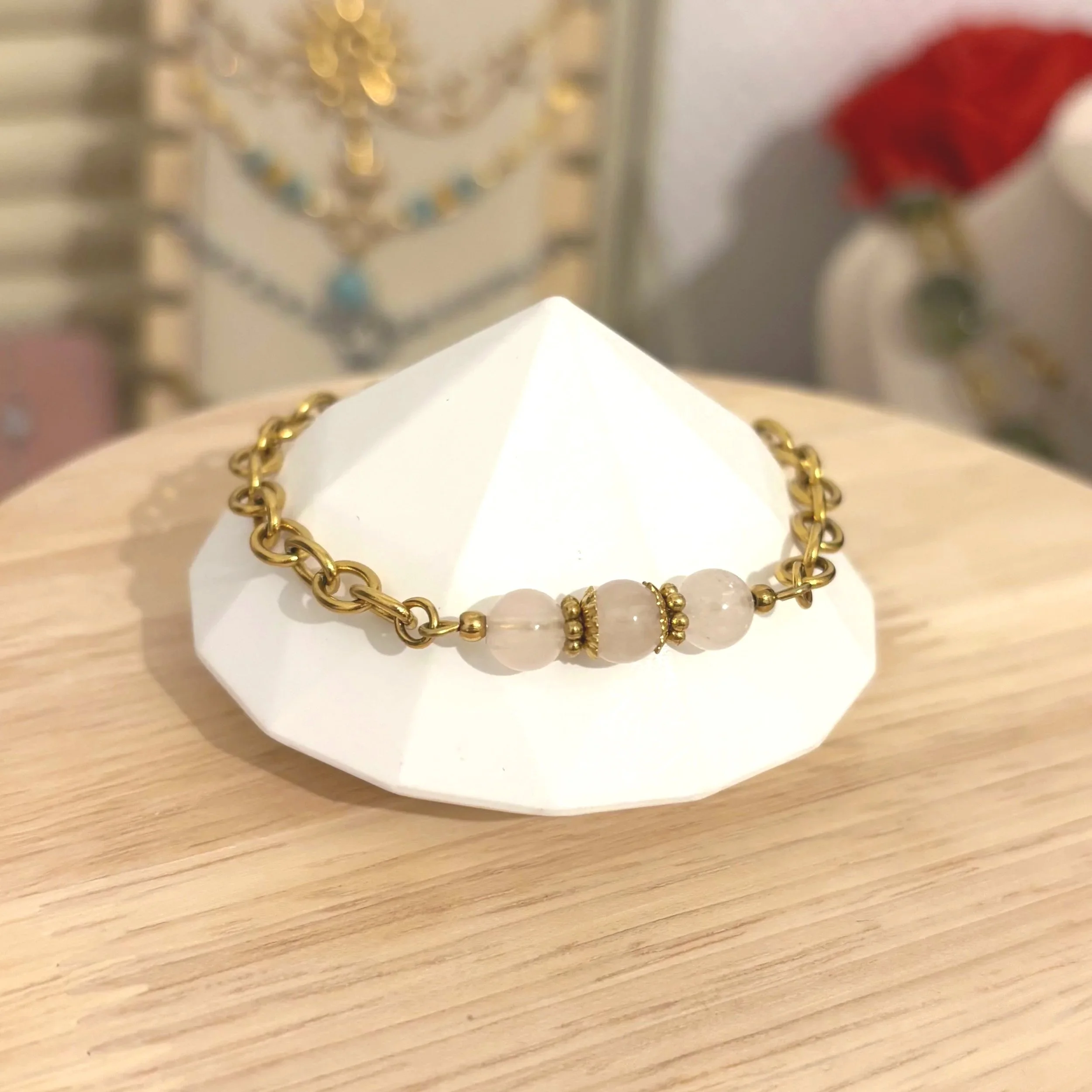 Bracelet - Quartz rose
