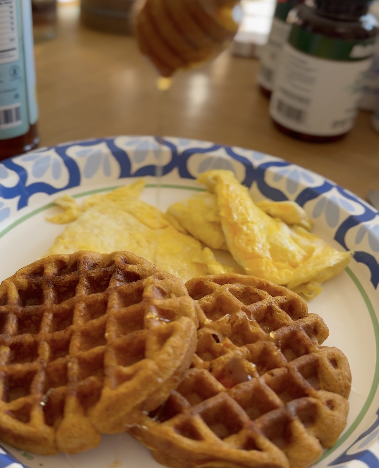 Sweet Potato Almond Flour Waffle Recipe
