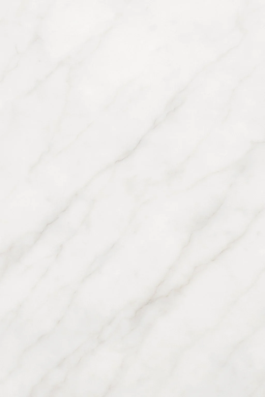 White marble surface with subtle gray veining