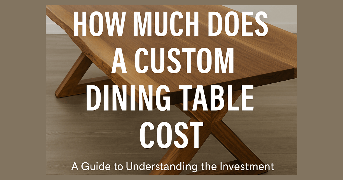 How Much Does a Custom Dining Table Cost