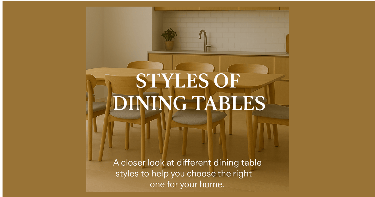 Dining Table Styles Explained