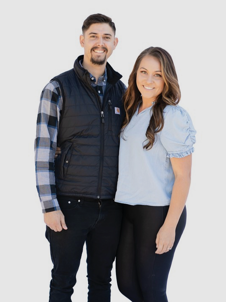 Christopher Mora and Candice Mora, the husband-and-wife team behind Christopher Cellars.