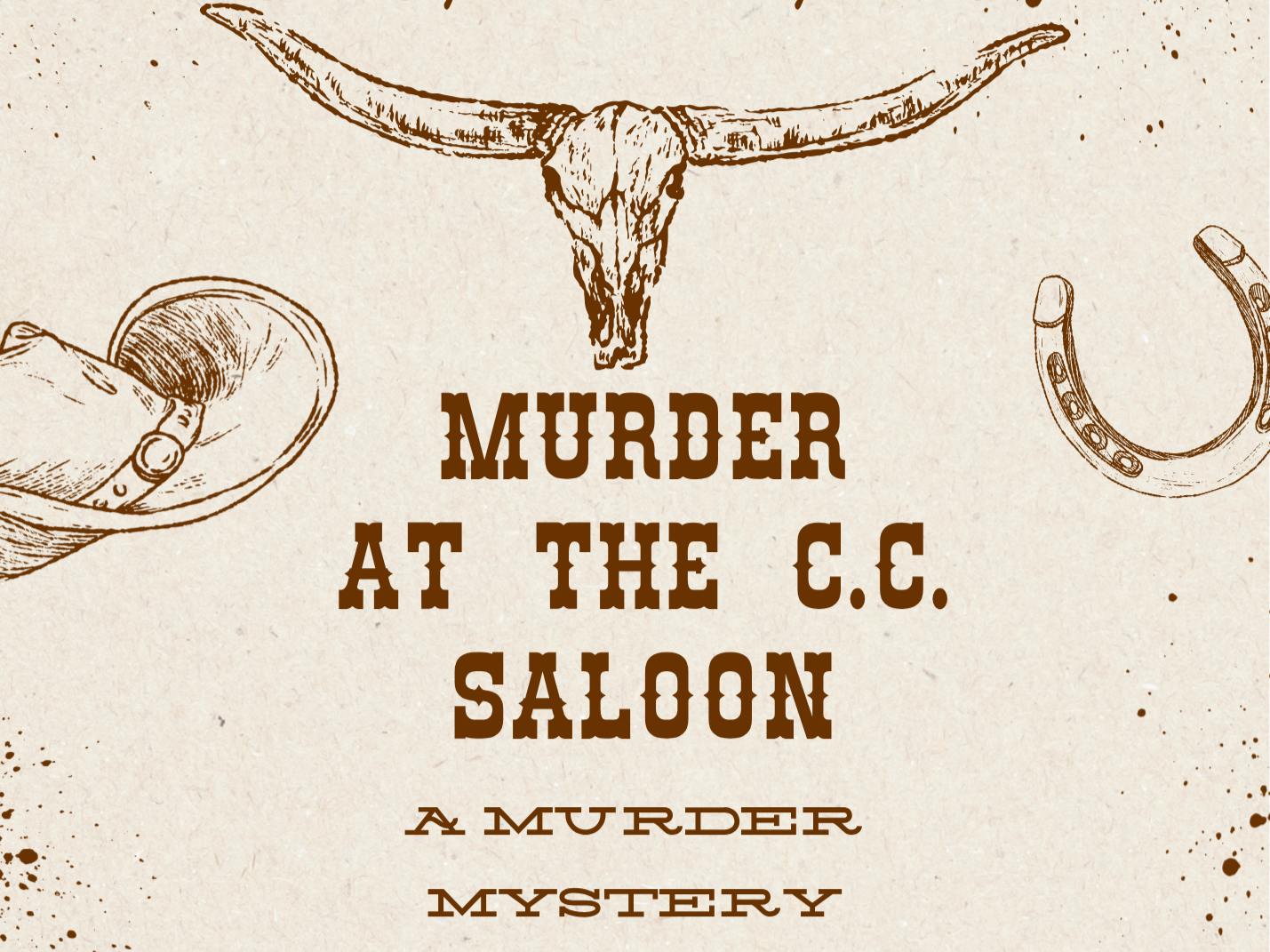 Murder Mystery Wild West