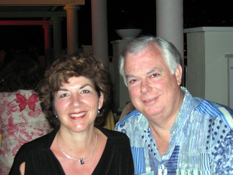 Beverly Brautigam and Hal Bartholomew at Bartholomew Family Vineyards.