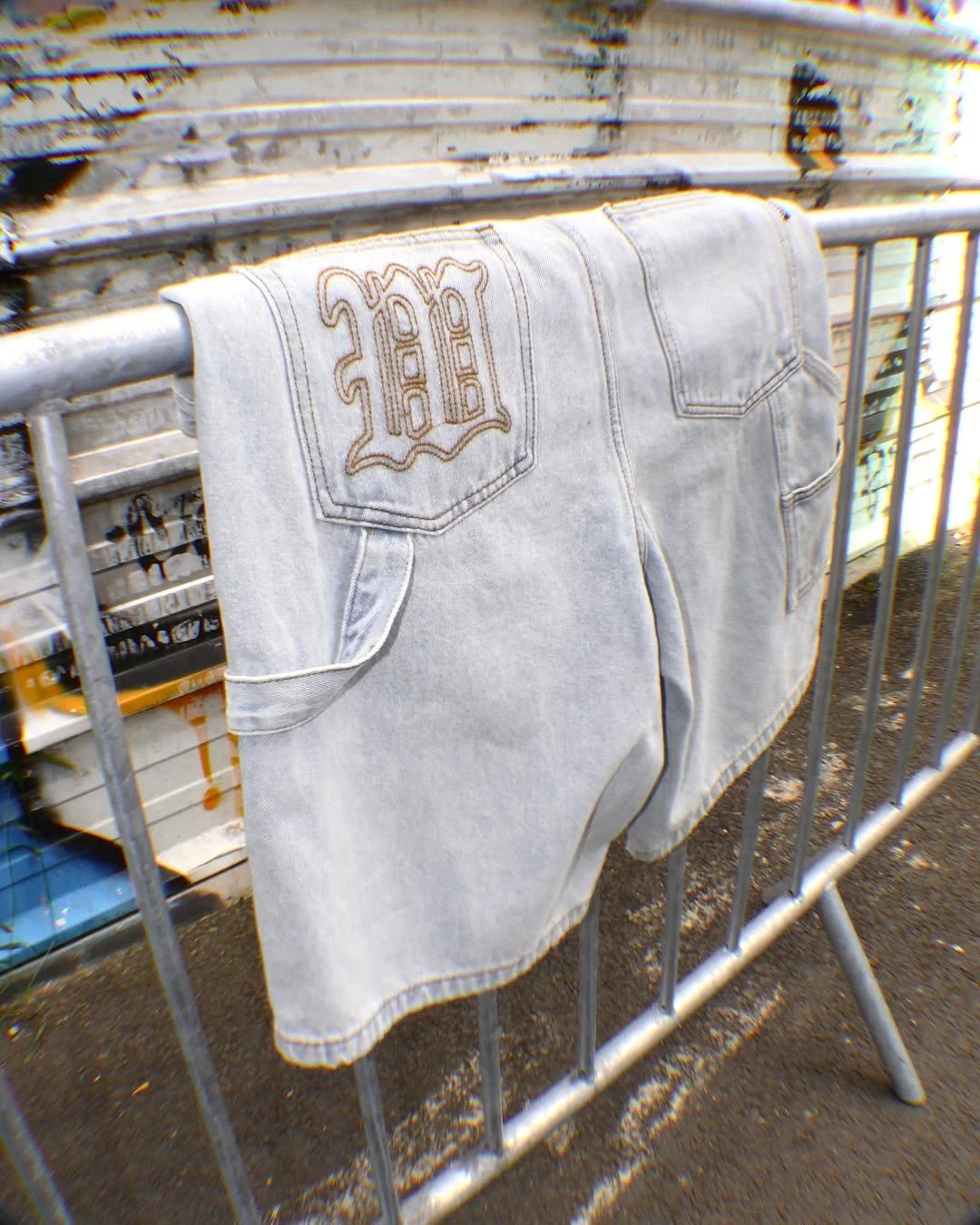 Denim short is out now, OG baggy fit in washed cotton. Swipe and see the fit (2).jpg