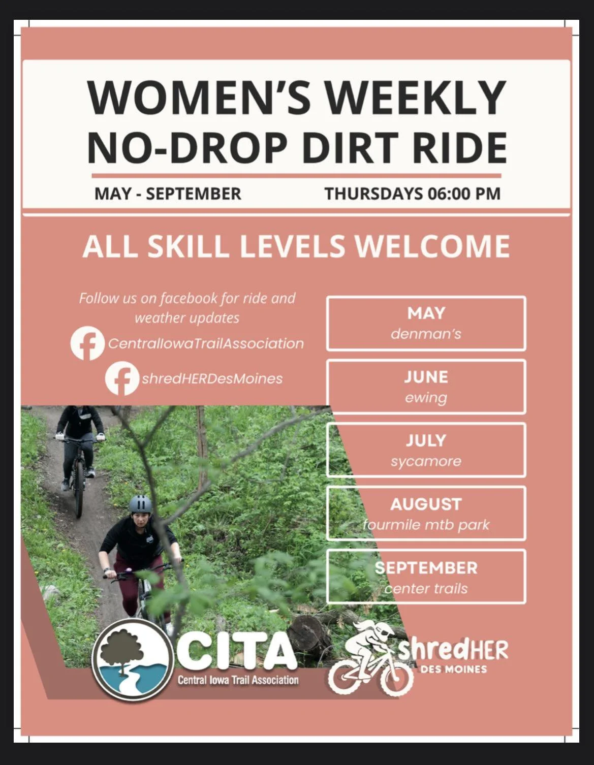 Weekly Women's No-Drop Ride