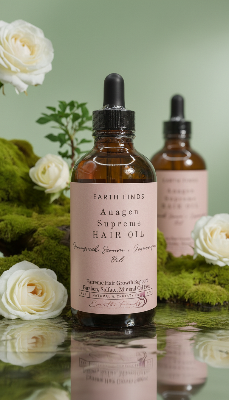 (Thin Hair) Earth Finds Arganen Hair Oil