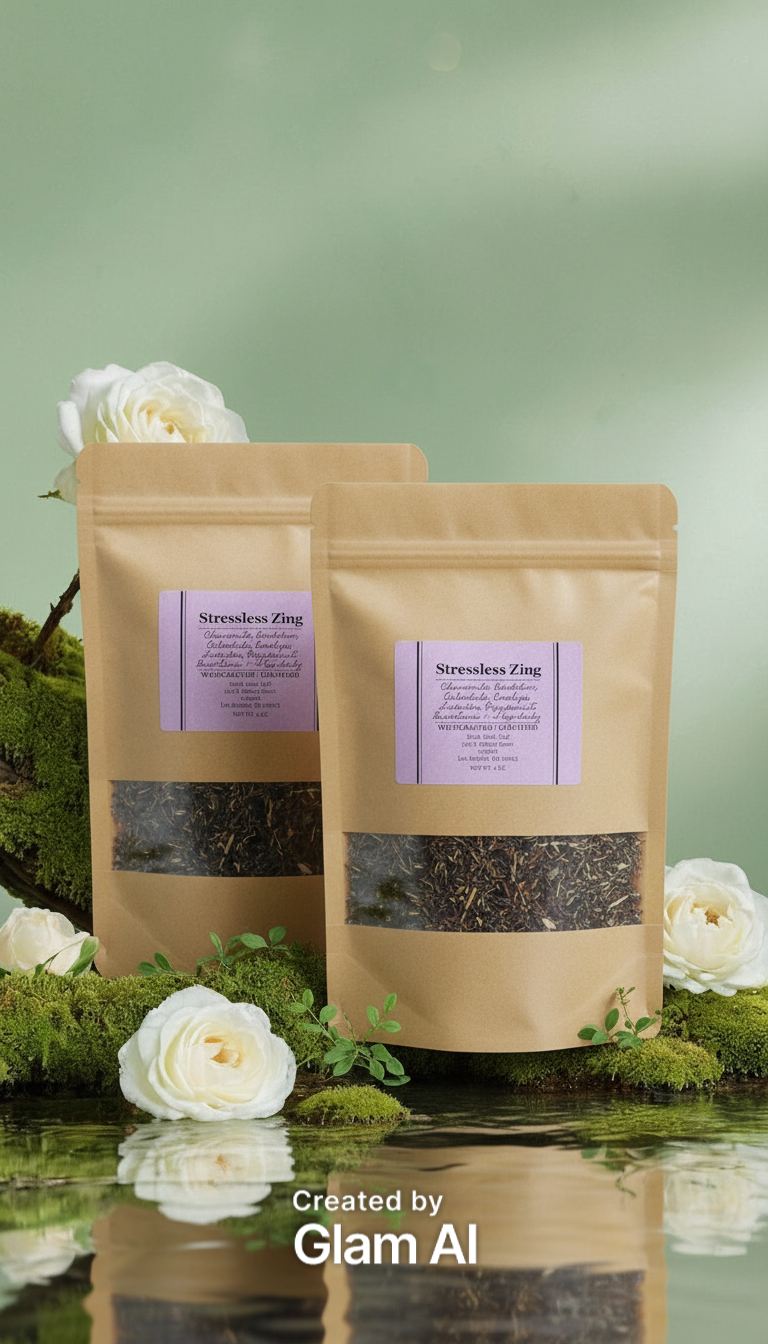 Earth Finds Stressless Zing Tea