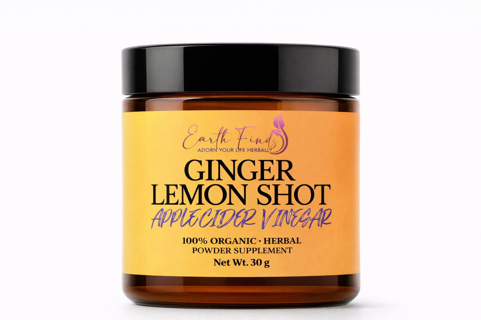 Ginger, Lemon Peel & Apple Cider Vinegar Wellness Mix