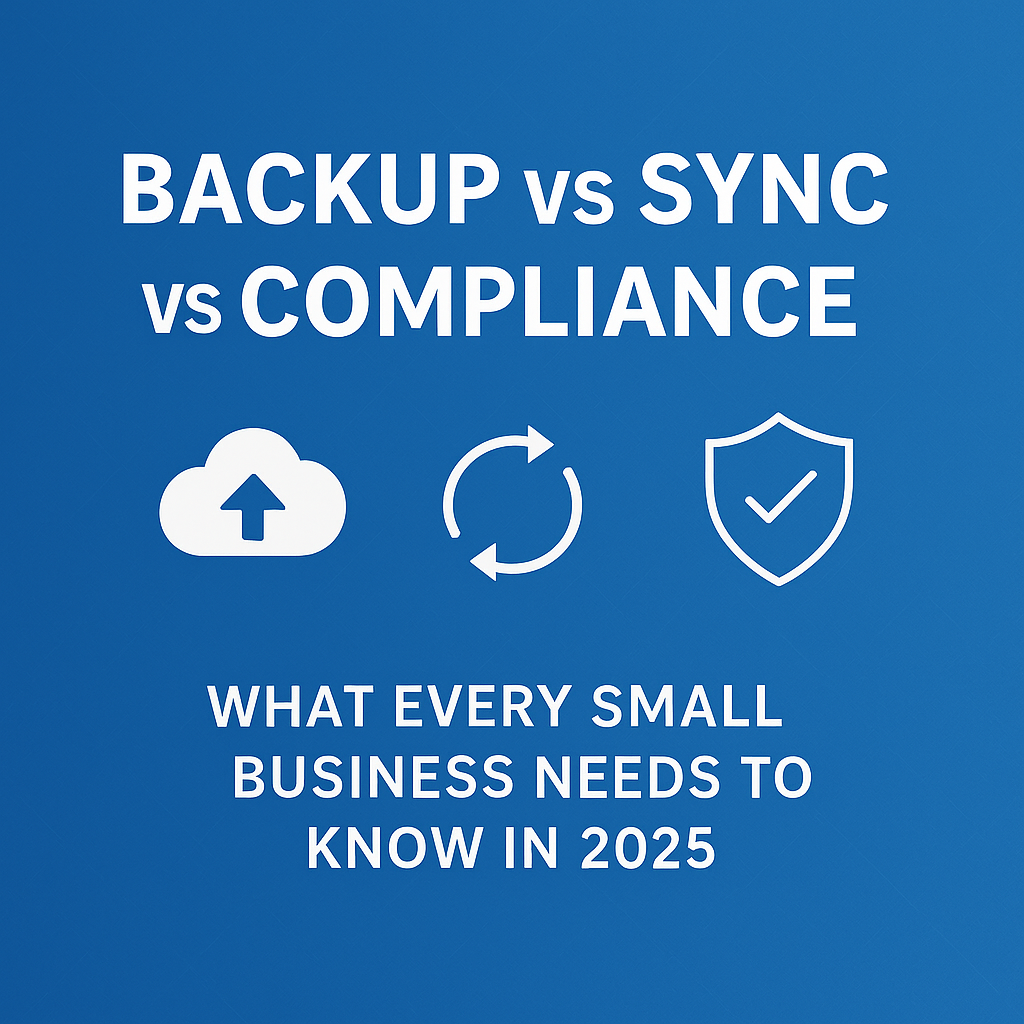 Backup vs Sync vs Compliance: What Every Small Business Needs to Know in 2025