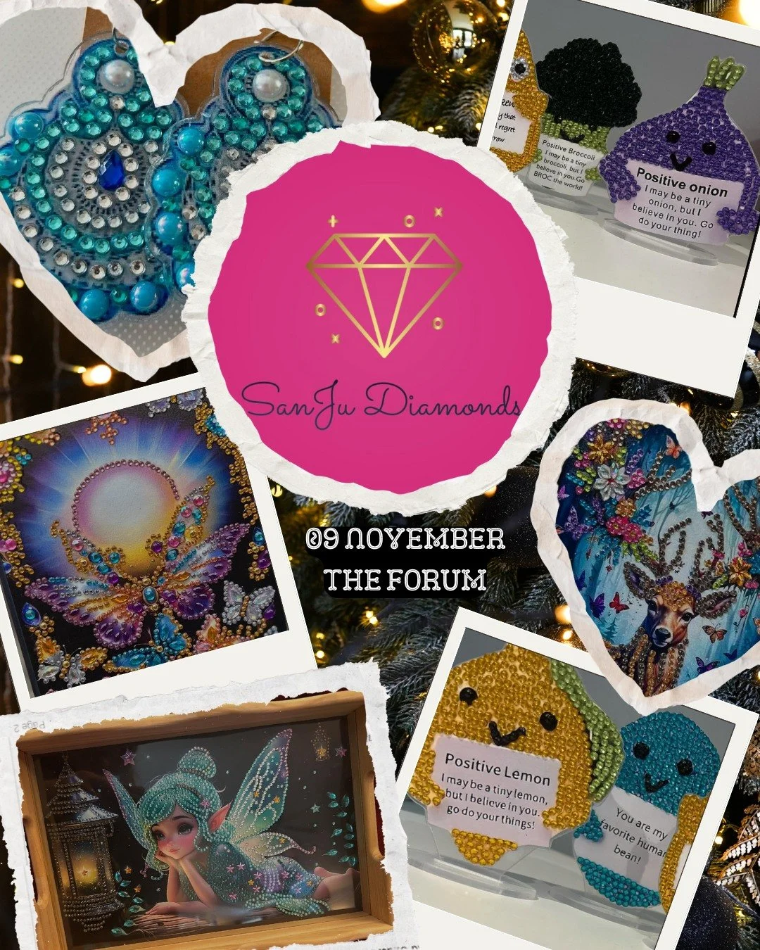 💎 Vendor Spotlight: SanJu Diamonds ✨

We&rsquo;re thrilled to welcome@sanju_diamonds  to the Mistletoe Makers Market &amp; Workshops at The Forum, Norwich! Known for their beautiful gemstone home d&eacute;cor and finely crafted designs, SanJu Diamon