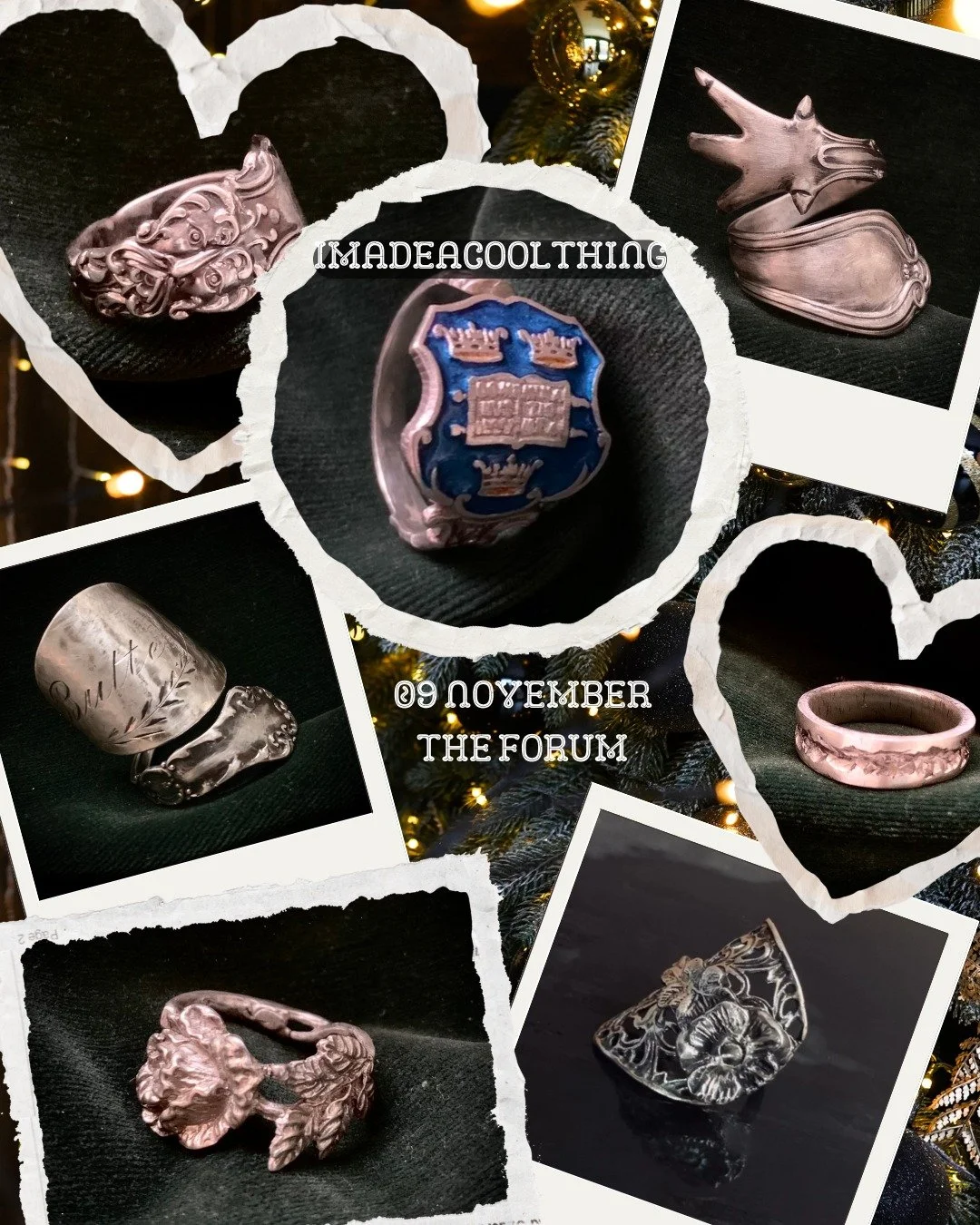 💍 Vendor Spotlight: Imadeacoolthing ✨

We&rsquo;re delighted to welcome @imadeacoolthing  back to a Fine City Event! This maker creates unique jewellery from reclaimed antique cutlery. Each piece carries a little history, spoon rings reimagined in s