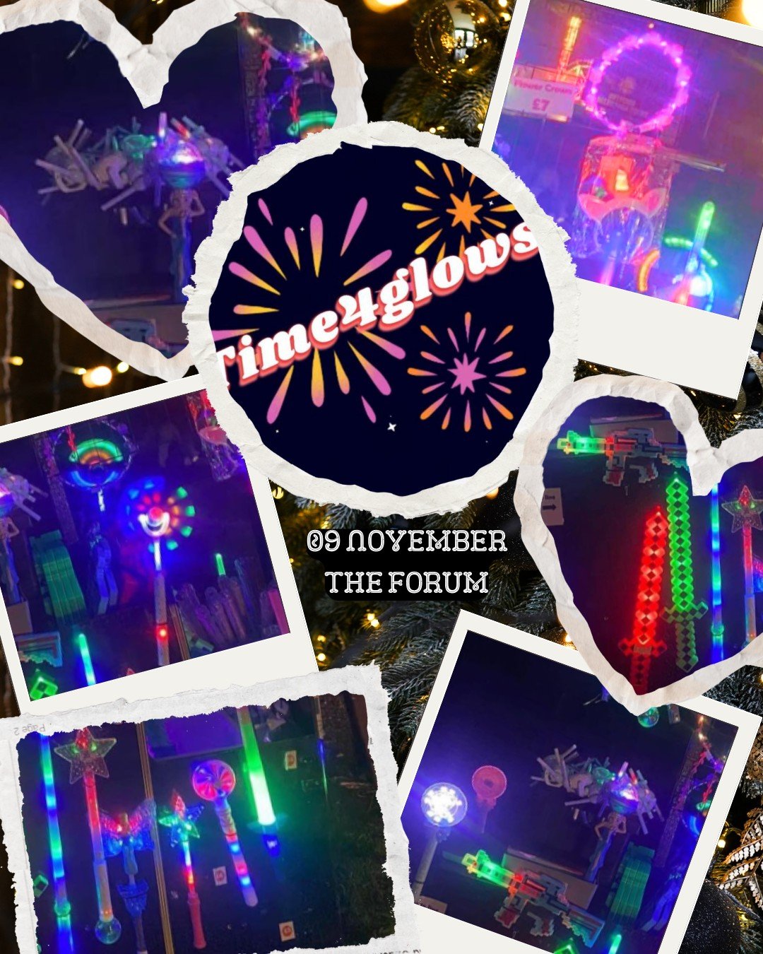 ✨ Vendor Spotlight: @Timefor Glows ✨
Bringing sparkle, colour, and a little bit of magic to the darker days of winter, we&rsquo;re excited to welcome Time For Glows to the outdoor festive area at our Mistletoe Makers Market &amp; Workshops!

Time For