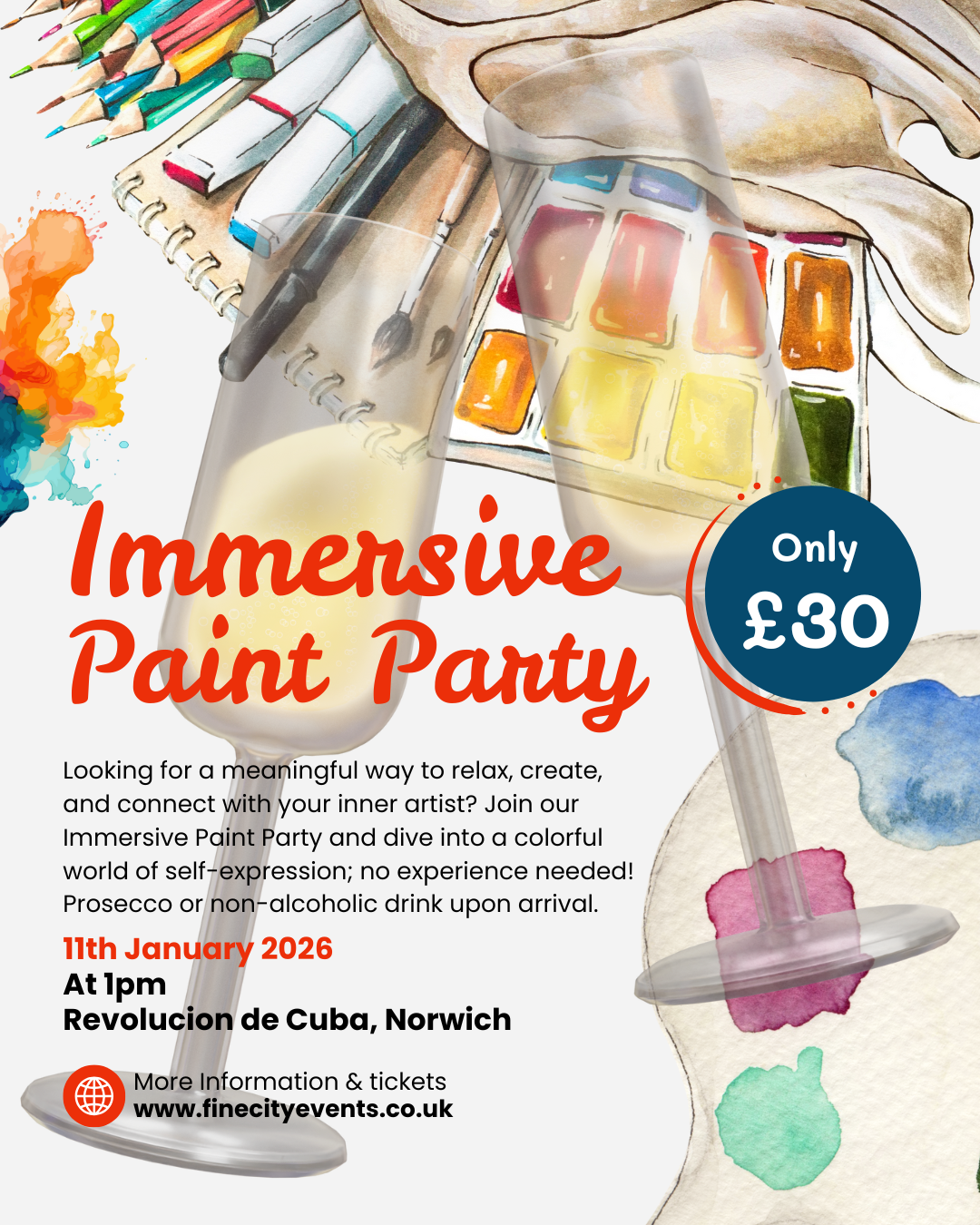 Paint &amp; Prosecco: Immersive Paint Party