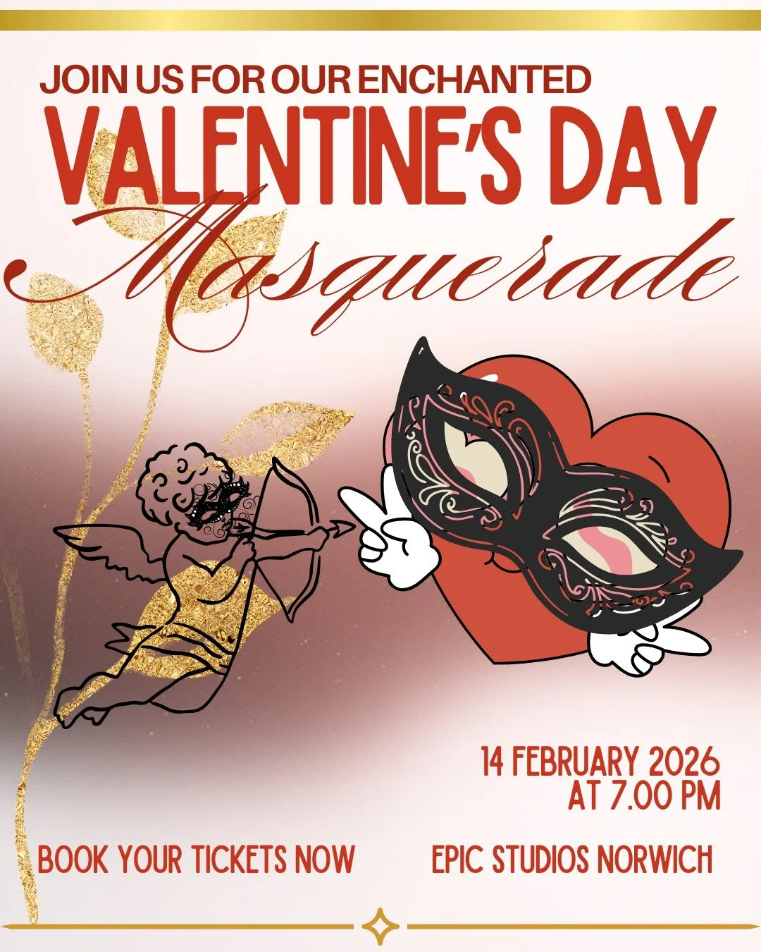 ✨ An Enchanted Valentine&rsquo;s Masquerade in Norwich ✨

Looking for Valentine&rsquo;s Day ideas in Norwich that feel truly special?
This February, step into a real-life enchanted masquerade created by Norfolk businesses, for Norfolk people.

@epicn