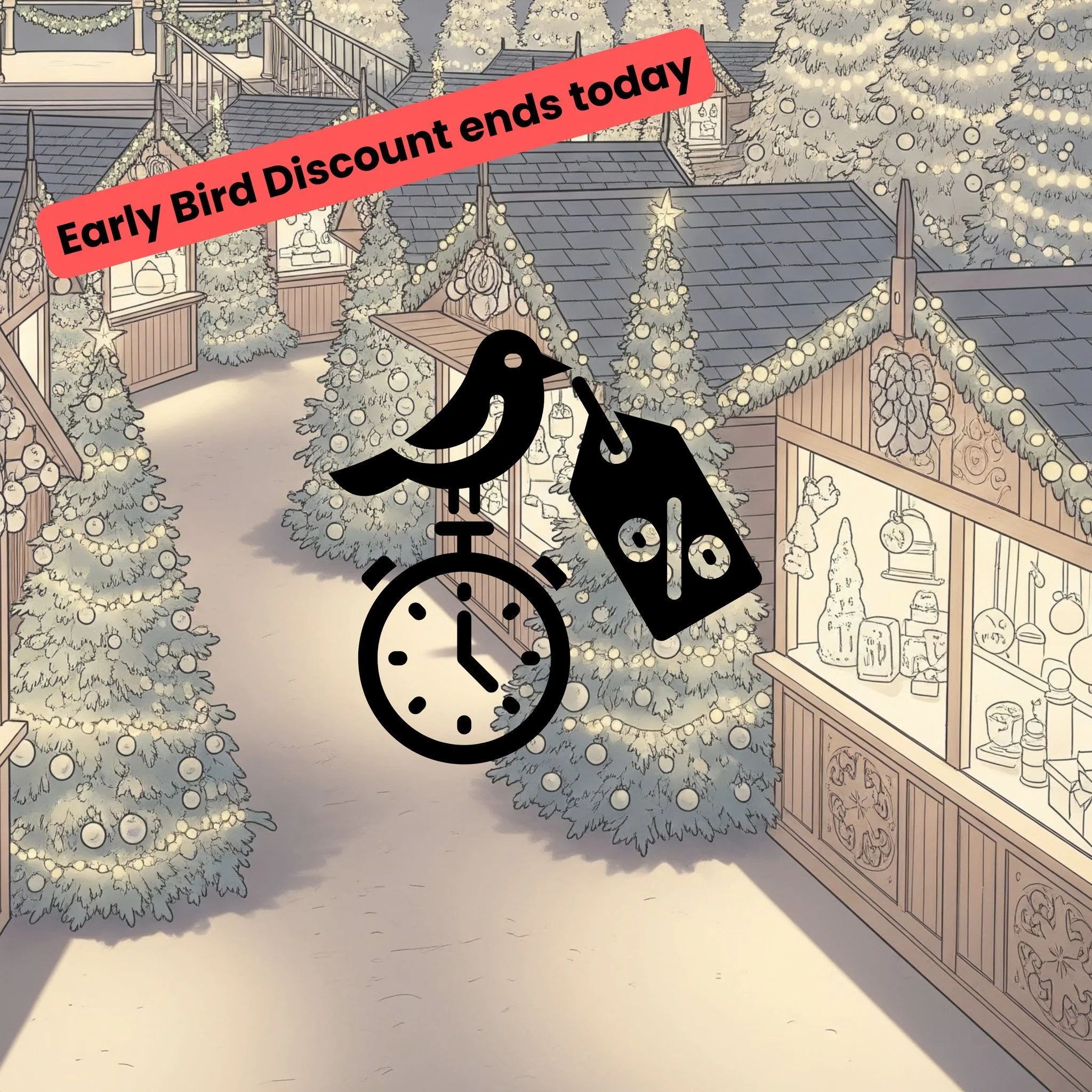 LAST CHANCE FOR EARLY-BIRD DISCOUNT! Ending TODAY ⏳
Christkindl Market Norwich - 11-20th December - Chapelfield Gardens

We know it feels a bit wild to be talking about Christmas on a sunny Sunday, but behind the scenes as an event organiser, the fes