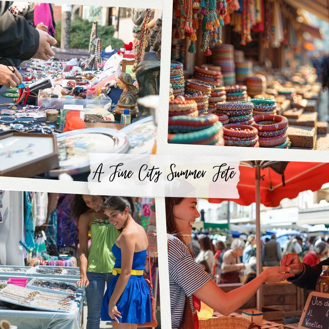 Want to be where the holiday crowds are? ☀️🍿

While our indoor spaces for A Fine City Summer F&ecirc;te (28th&ndash;30th August) are down to the final few, we are still welcoming amazing traders to our vibrant outdoor market zone!

Trading outdoors 