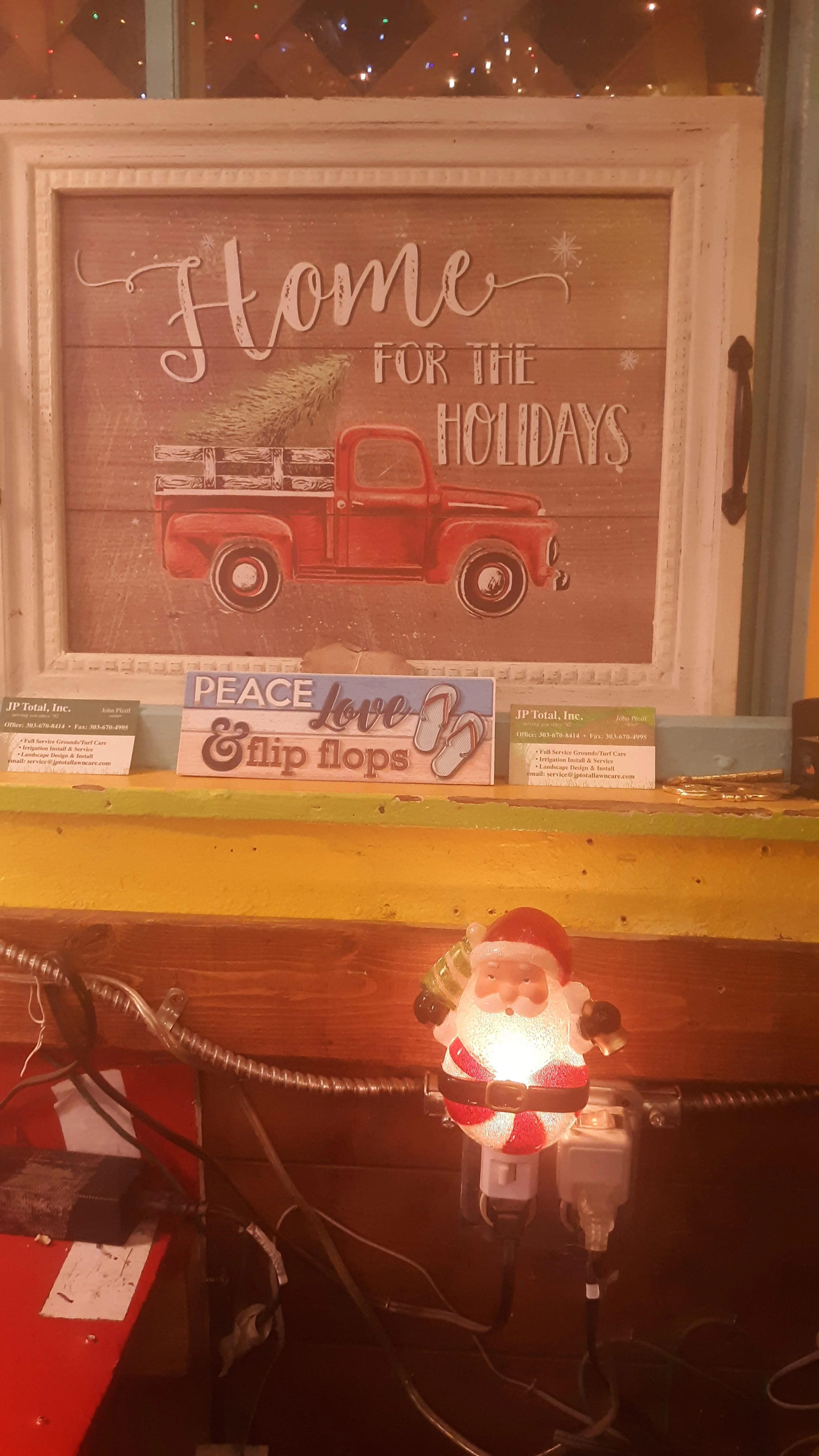 JP Total Christmas Trees, Wreaths, Cider, decorations and specialty foods for the holidays!