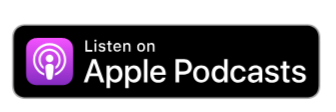 Apple Podcasts logo indicating listening options