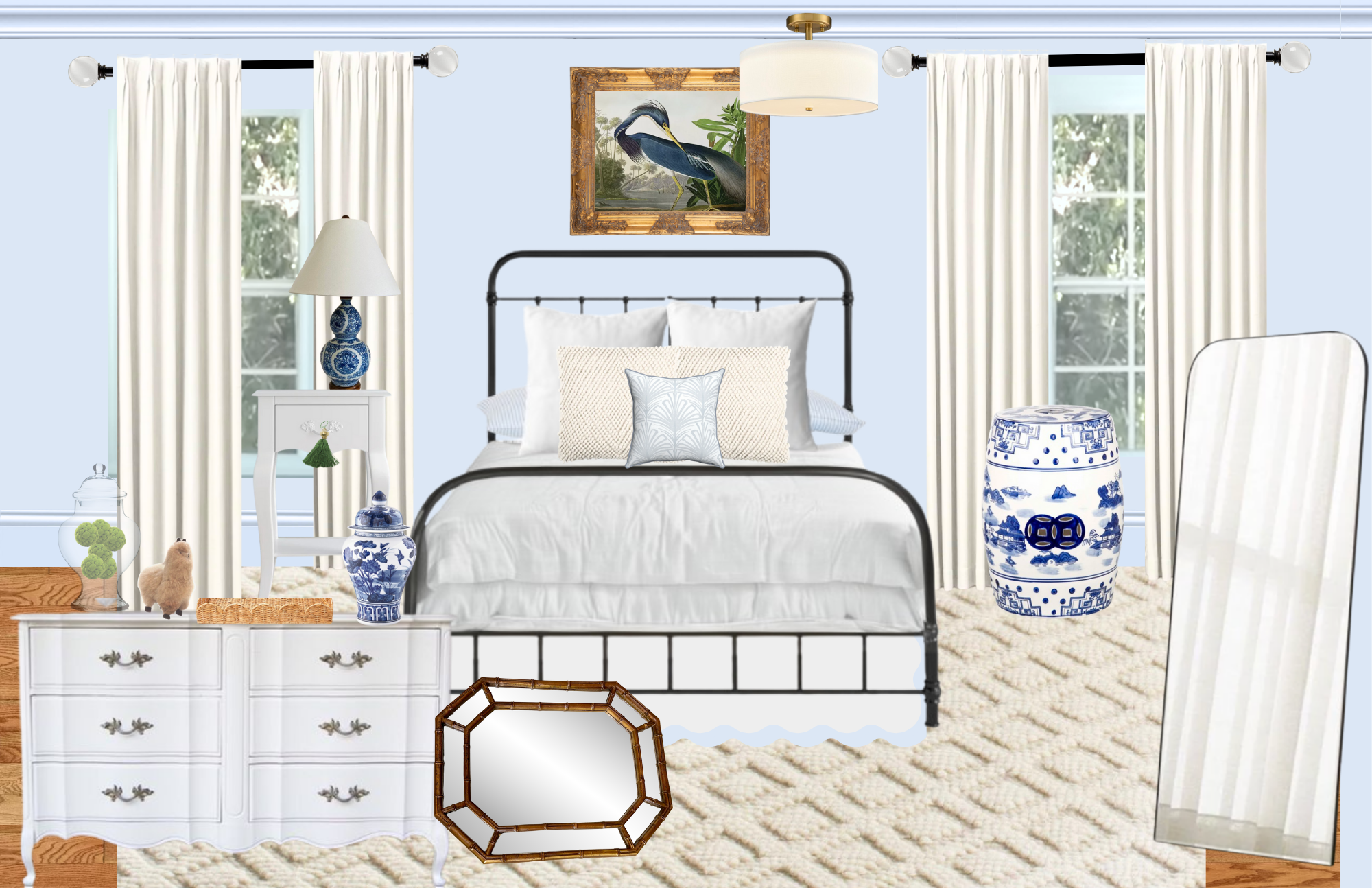 Primary bedroom inspiration board