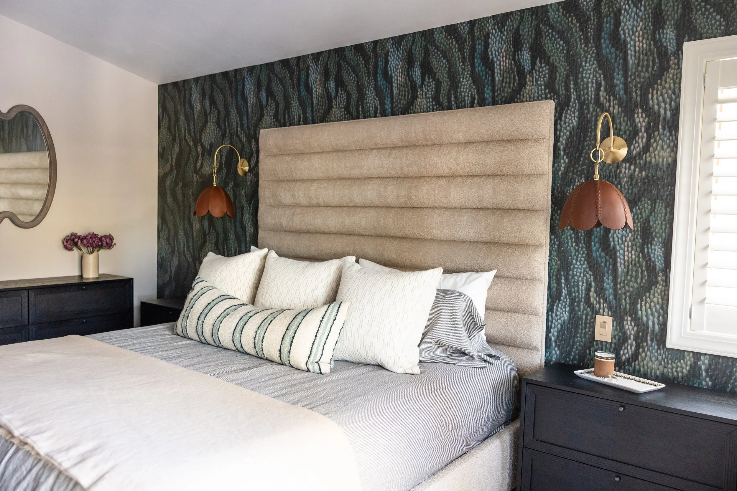 brown bedroom