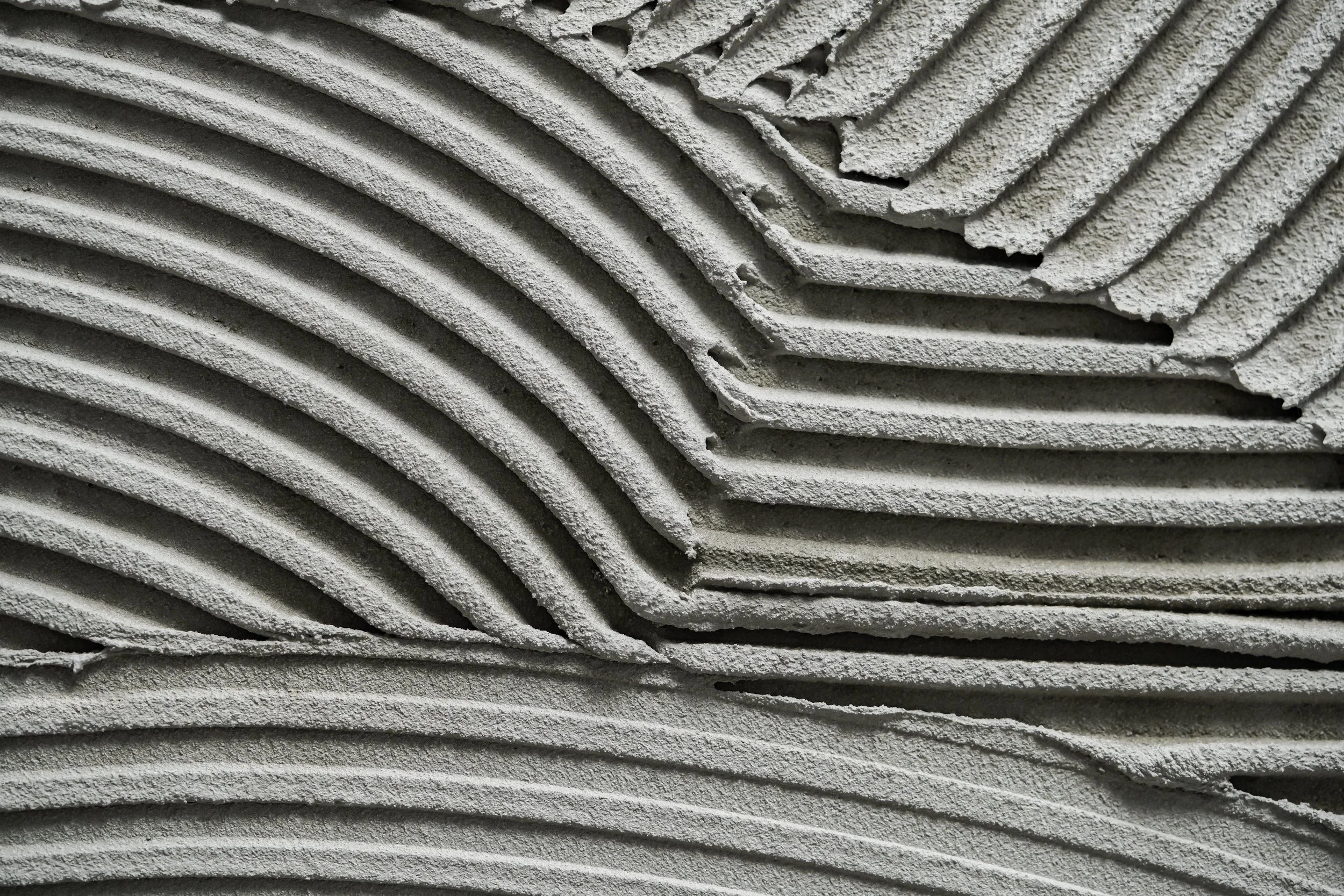 detail of cement texture pattern of lines