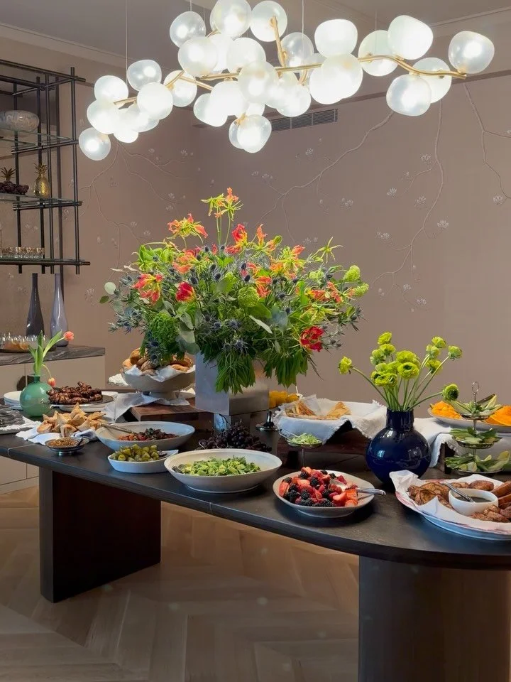 Flowers and table from yesterday!