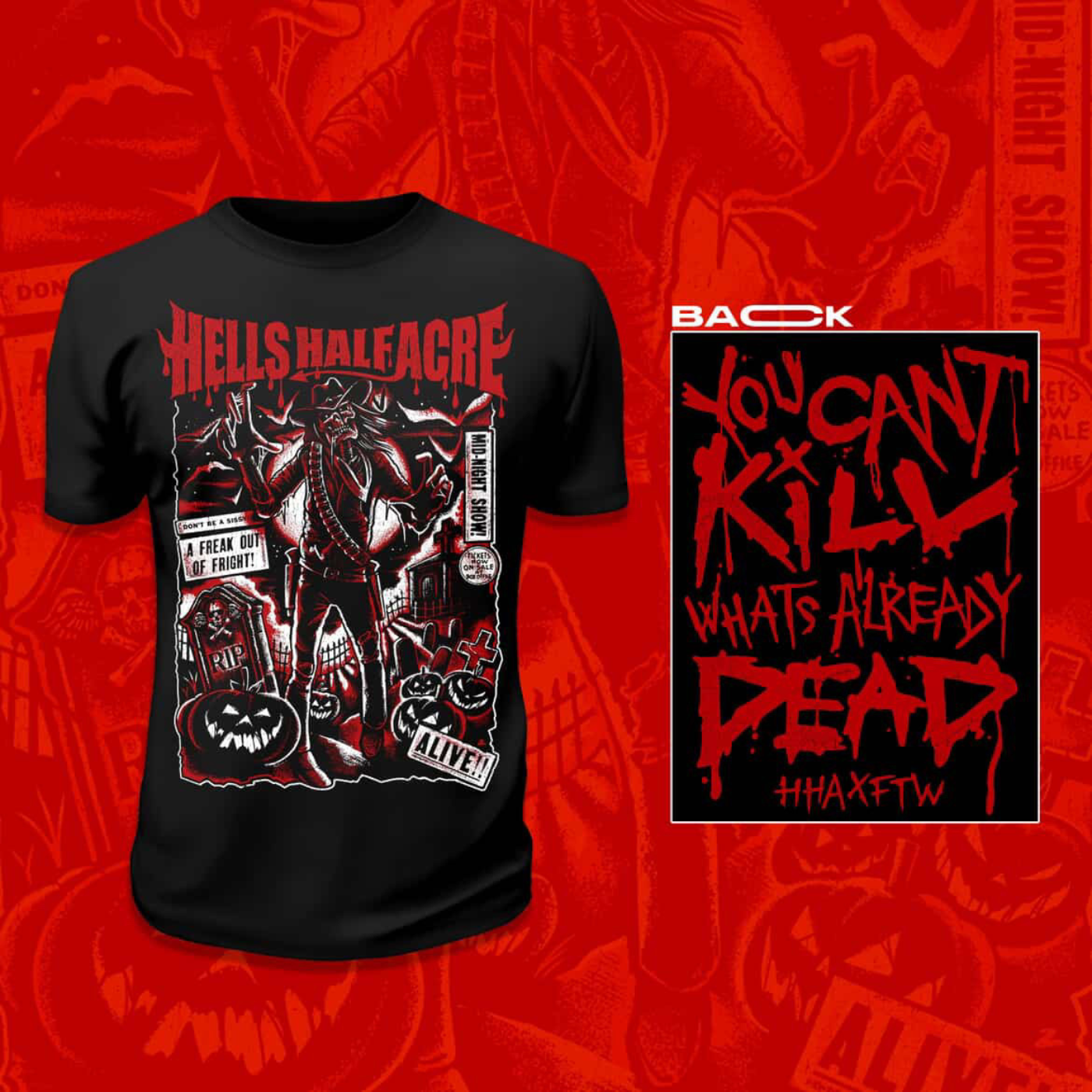 HHA Helloween T-Shirt Limited Edition Butcher Red