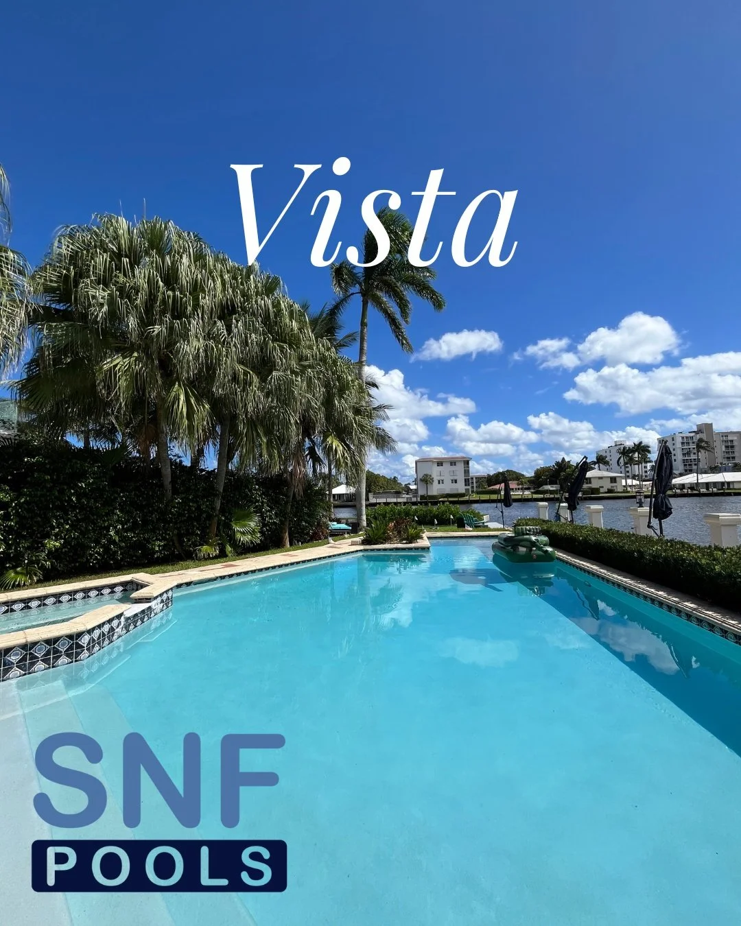 Vista lives in every reflection off the water of a perfectly maintained pool. 🌴Our Weekly Pool Service &amp; Maintenance helps you create a space where every glance feels like a getaway. ✨#VistaVibes #PalmBeach #PoolDesign #PoolRemodel #WestPalmBeac