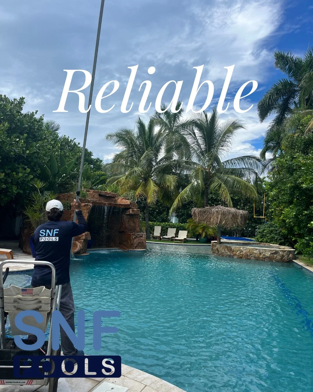 A partner you can trust is priceless. Our team is reliable, dependable, and always ready to serve you. 

#LuxuryPools #SNFPools #PoolMaintenance #PalmBeachCounty #PoolService