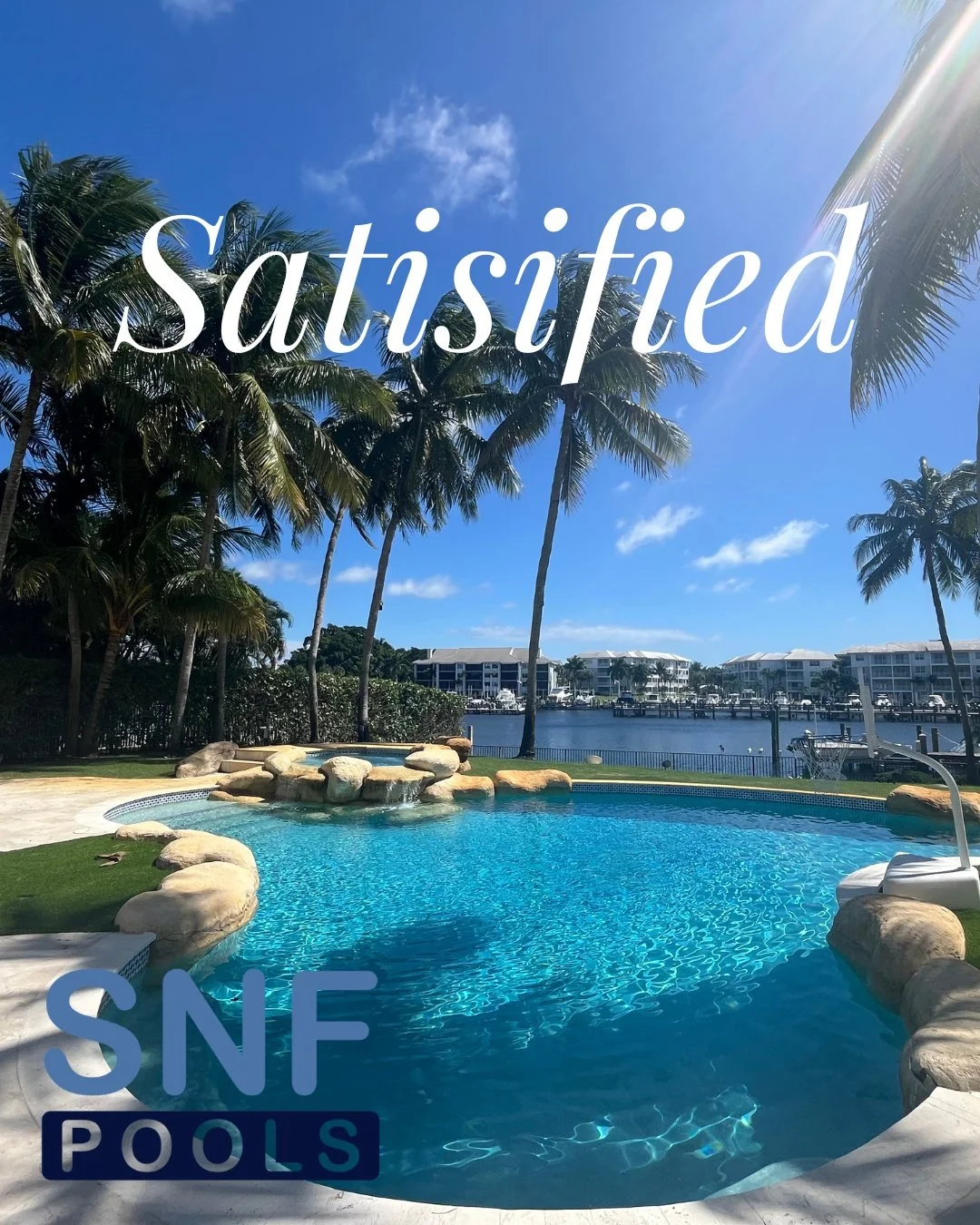 A flawlessly maintained pool leaves you satisfied every time. Experience the satisfaction that only expert pool care can deliver.

#LuxuryPools #PoolService #SNFPools #PoolMaintenance #PalmBeachCounty #PalmBeachIsland
