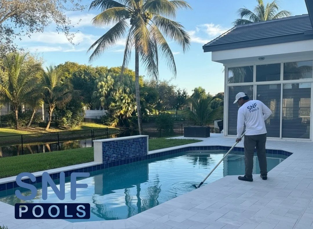 Regular brushing and filter cleanings are the secret to long-term serenity for your pool.
We handle every detail, so you don&rsquo;t have to. 💧 #PoolCleaning #PalmBeachCounty #WestPalmBeach #PoolMaintenance #PalmBeachPools