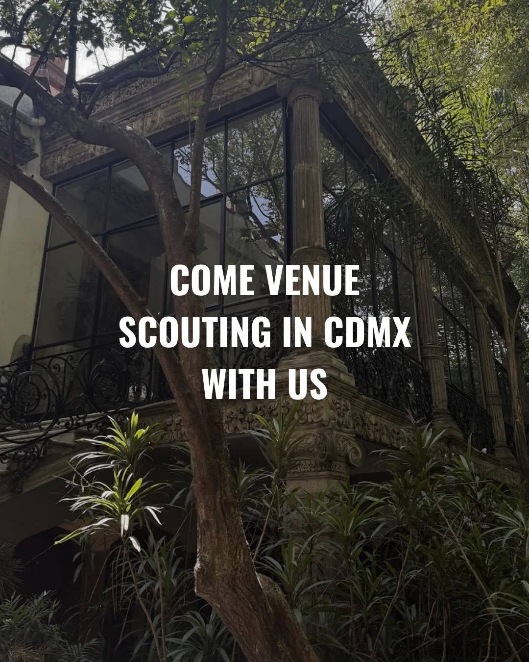 Venue scouting in Mexico City.

We finally got to step inside the spaces we&rsquo;ve been wanting to meet for long. 

Here&rsquo;s a list of the venues we visited!

1. Casa Grande
2. Break at @xinuperfumes 
3. Casa Liverpool
4. Casa Barcelona
5. Lunc