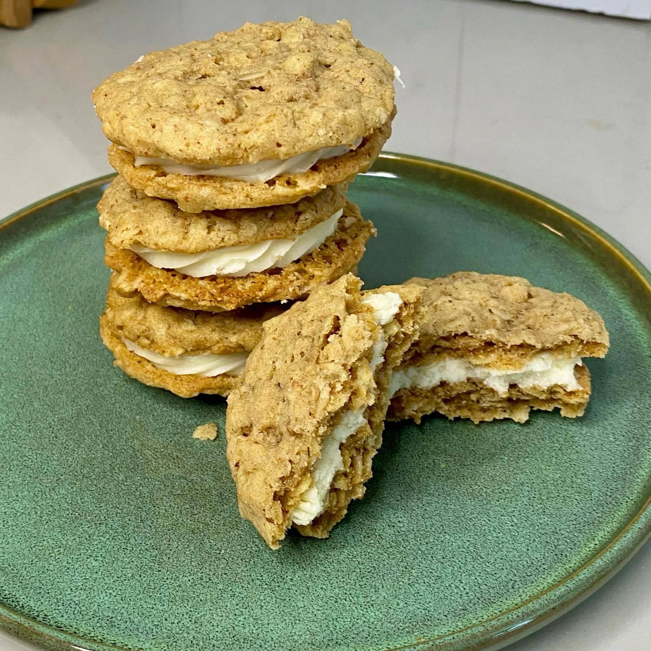 Oatmeal Cream Pies were requested and delivered
&bull;
&bull;
&bull;
#fromscratch #oatmealcookies #bendoregon