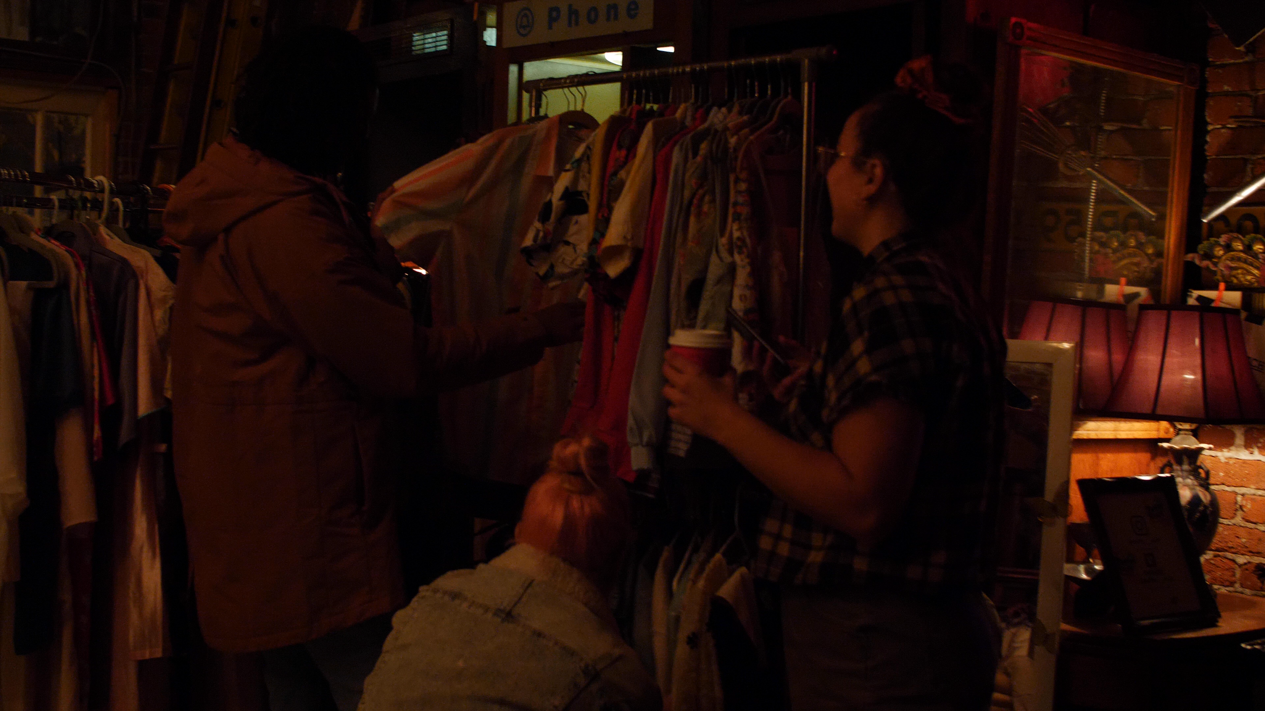 We even had our own thrift shop in the building! Thrifty Stuff brought the best threads. 