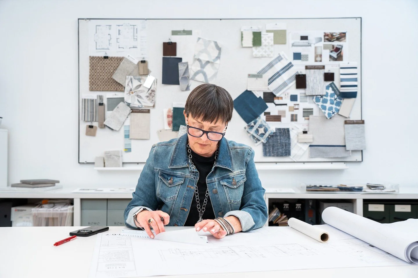 This is where it all starts. Before the finishes, before the furniture, before any of the good stuff &mdash; there are drawings. Lots of them. We don't just design; we detail, we draft, and we obsess until every single thing is exactly right.⁠
⁠
Phot