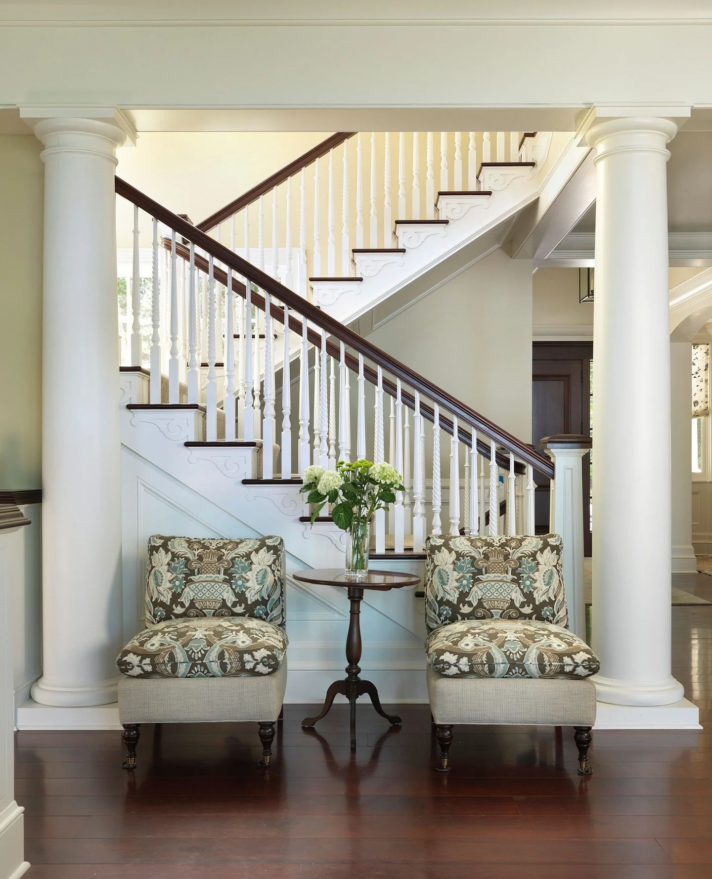 Ten thousand square feet. One couple who trusted us with all of it. ⁠
⁠
Two years spent getting the layout, cabinetry, and architecture right before we even thought about furniture. This is Instantly a Classic, Barrington, RI &mdash; our go-to exampl