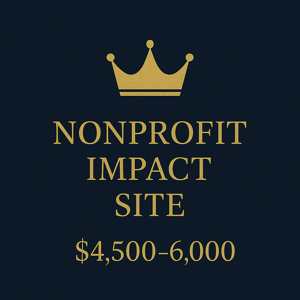 Nonprofit Impact Site — $4,500–$6,000