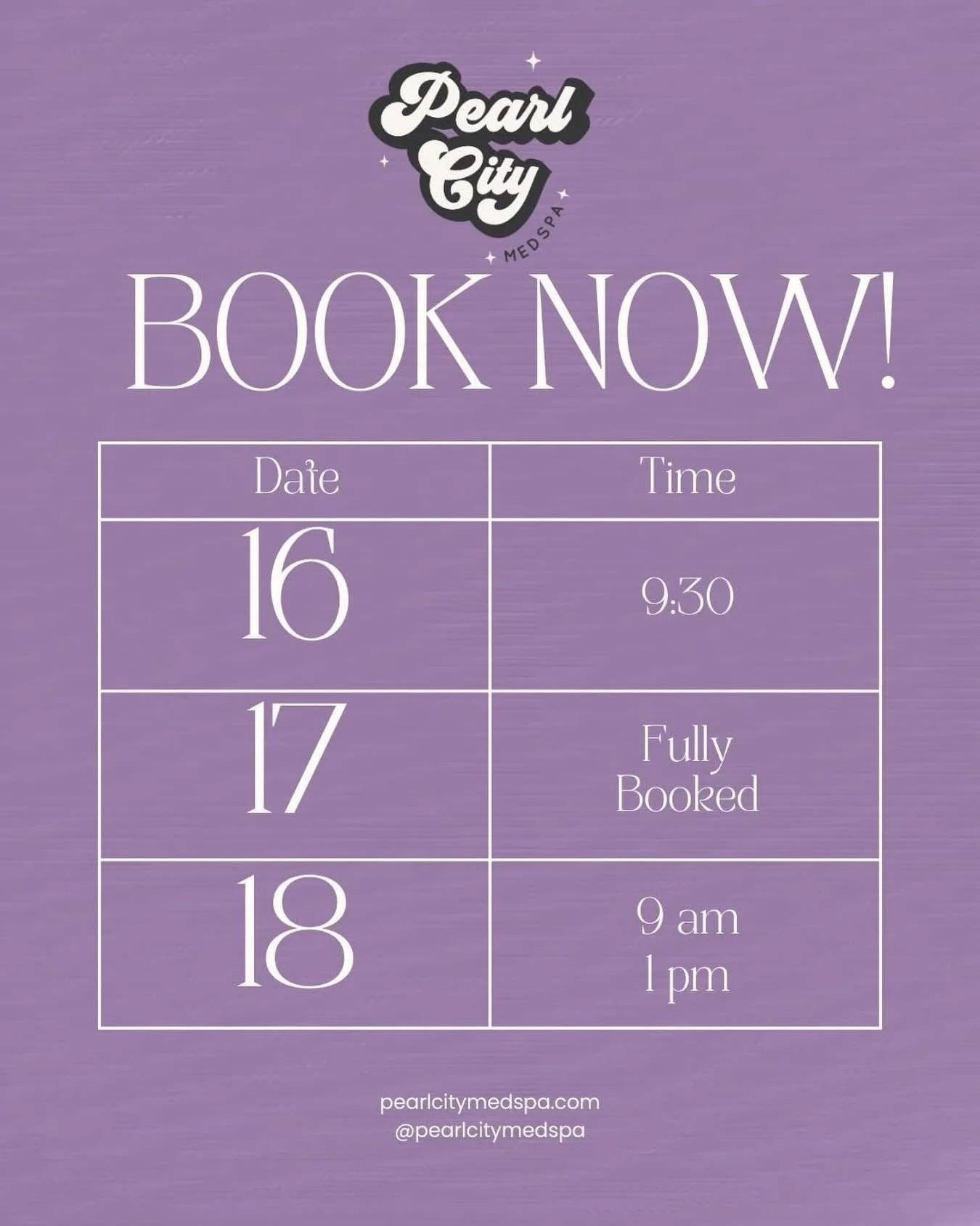 Spots are filling up ✨

Here&rsquo;s what we have left this week:
📅 16th &ndash; 9:30
📅 17th &ndash; Fully Booked (thank you 🫶)
📅 18th &ndash; 9am &amp; 1pm

And don&rsquo;t forget&hellip; our $80 Lip Flip special is still happening 💋🔥

The per