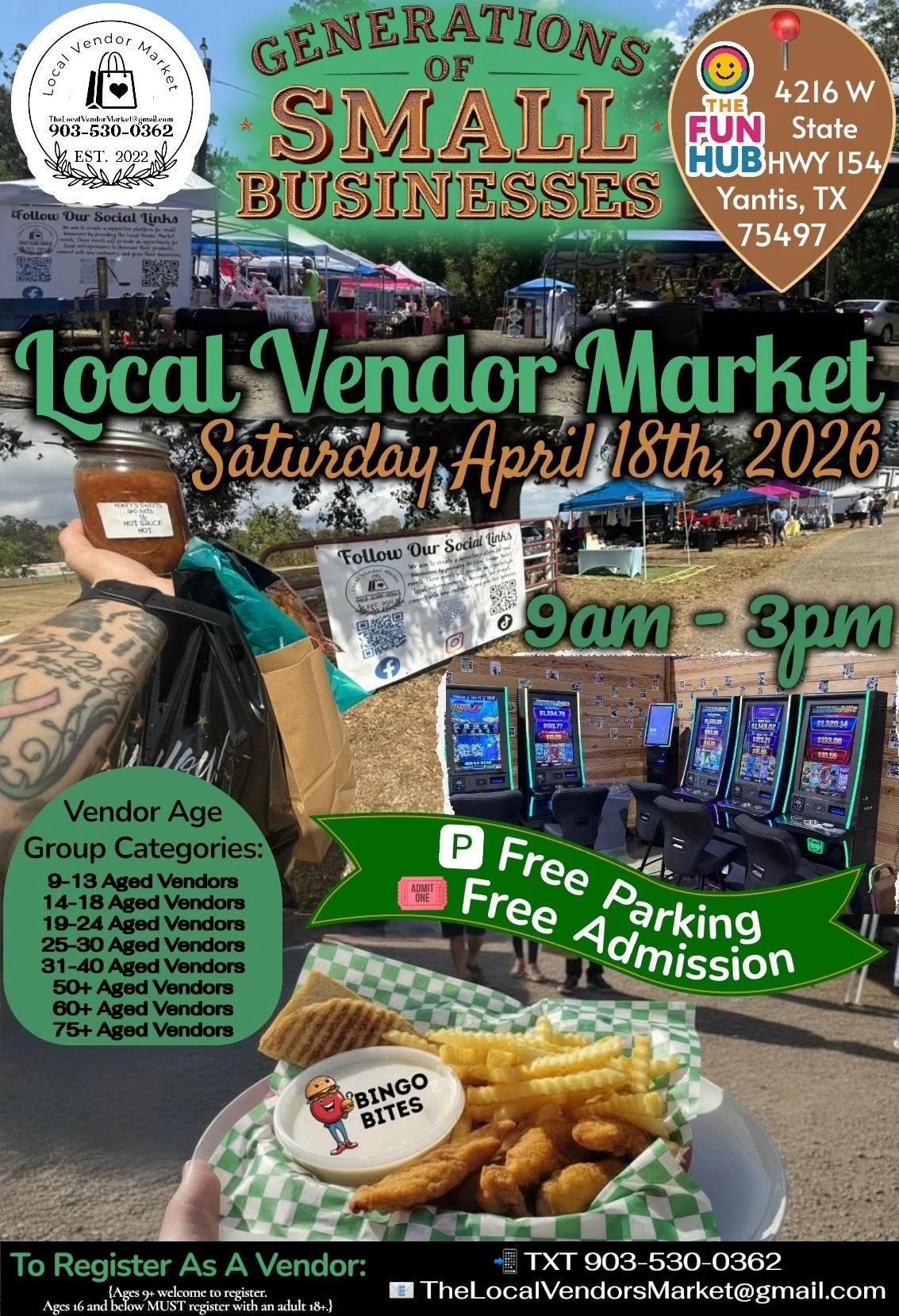 Generations of Small Business Local Vendor Market
