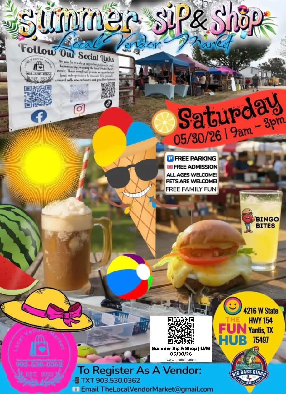 Summer Sip & Shop Local Vendor Market