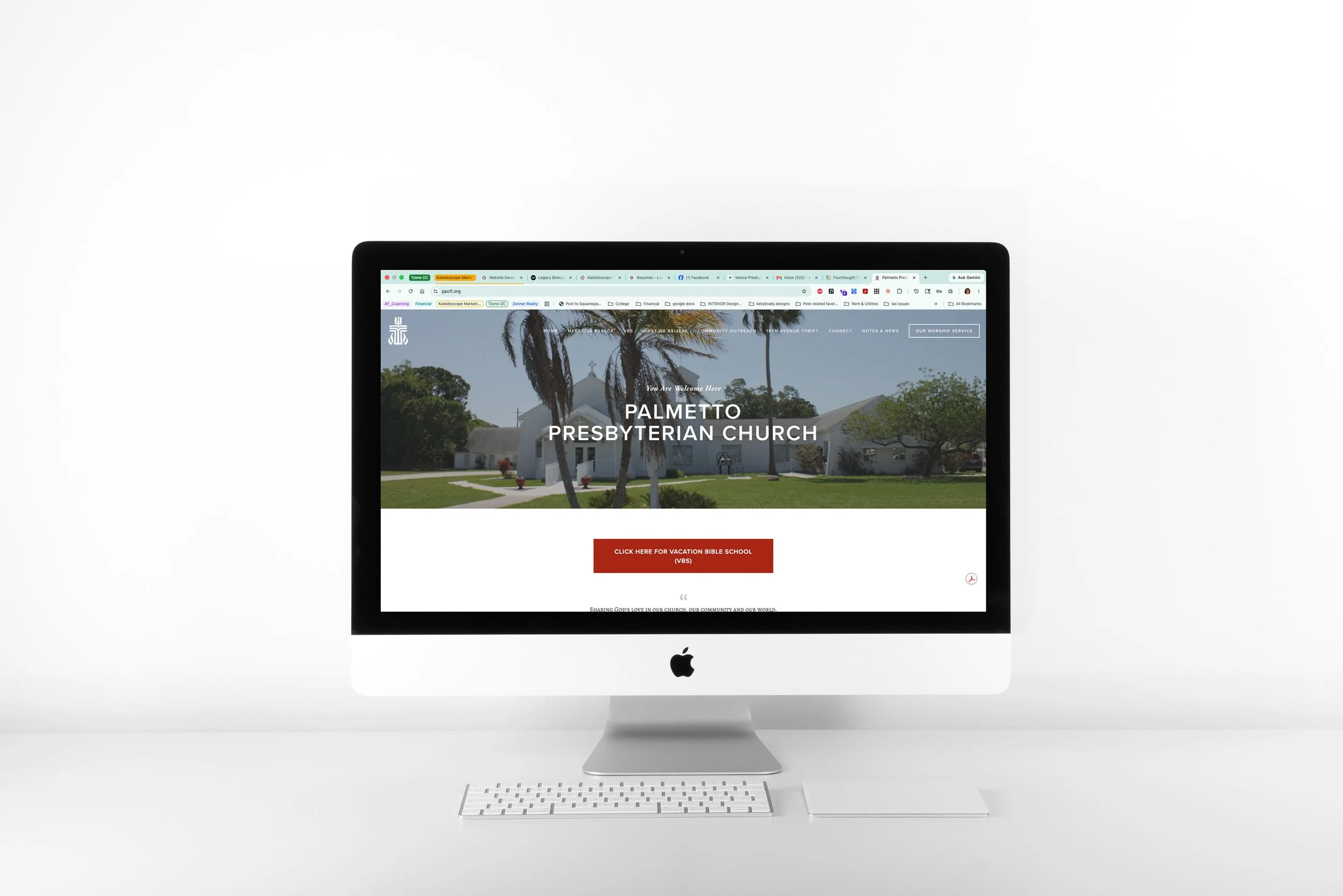 Palmetto Presbyterian Church
Designed to modernize and strengthen the church’s online presence while reinforcing its mission and community impact. The website focused on accessibility, welcoming messaging, and streamlined pathways for visitors, membe