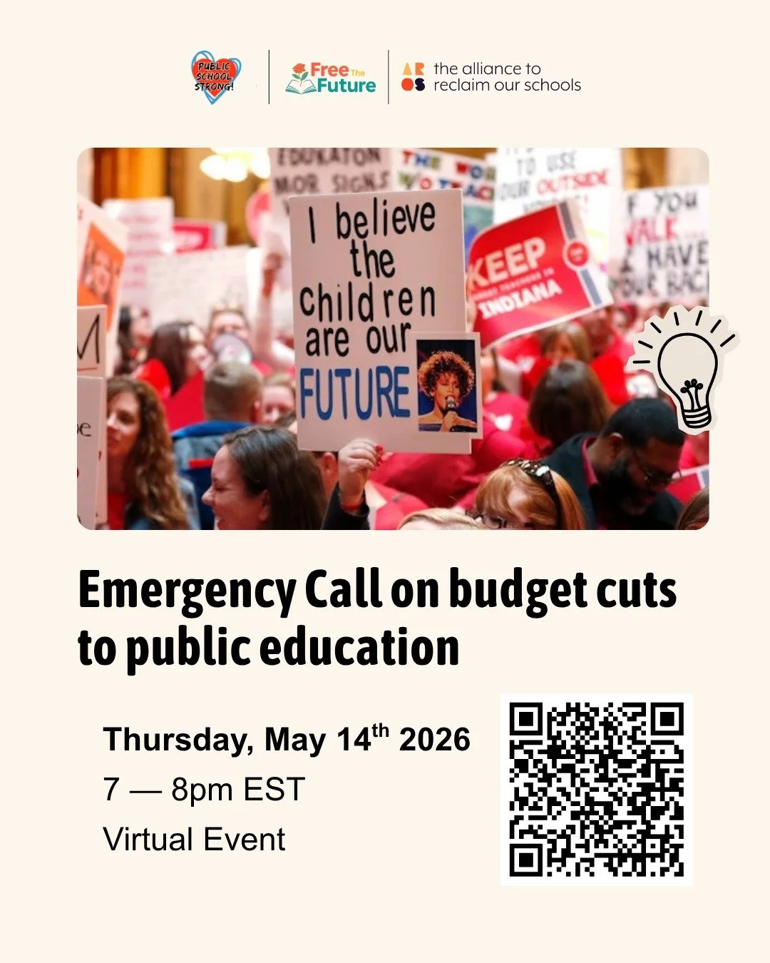 $7,300,000,000 -- that's how much the White House is trying to slash from the 2027 education budget... this would devastate our kids' schools. 

We&rsquo;re talking about much fewer teachers, slashes to afterschool programs, gutted arts and sports re