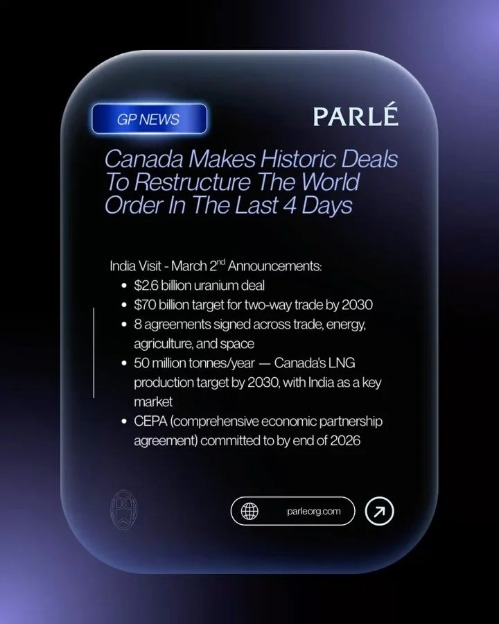 The new world order of extremely diverse networks are here. Carney&rsquo;s leading it out here playing chess.