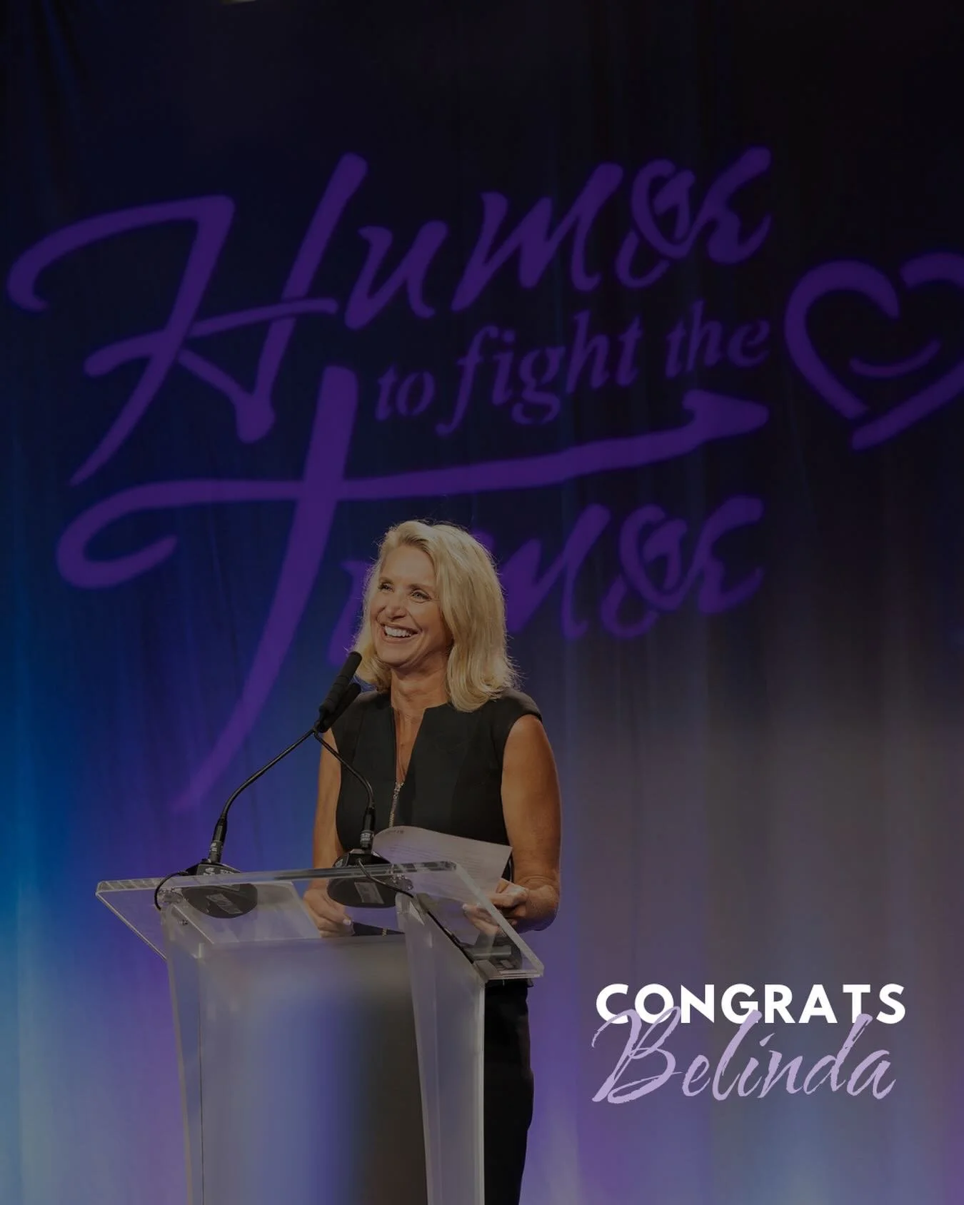 For years, Belinda Jensen has been more than Minnesota&rsquo;s trusted chief meteorologist on KARE 11 &mdash; she has also been a faithful friend and supporter of Humor to Fight the Tumor.

As she retires after an incredible 33-year career, we want t