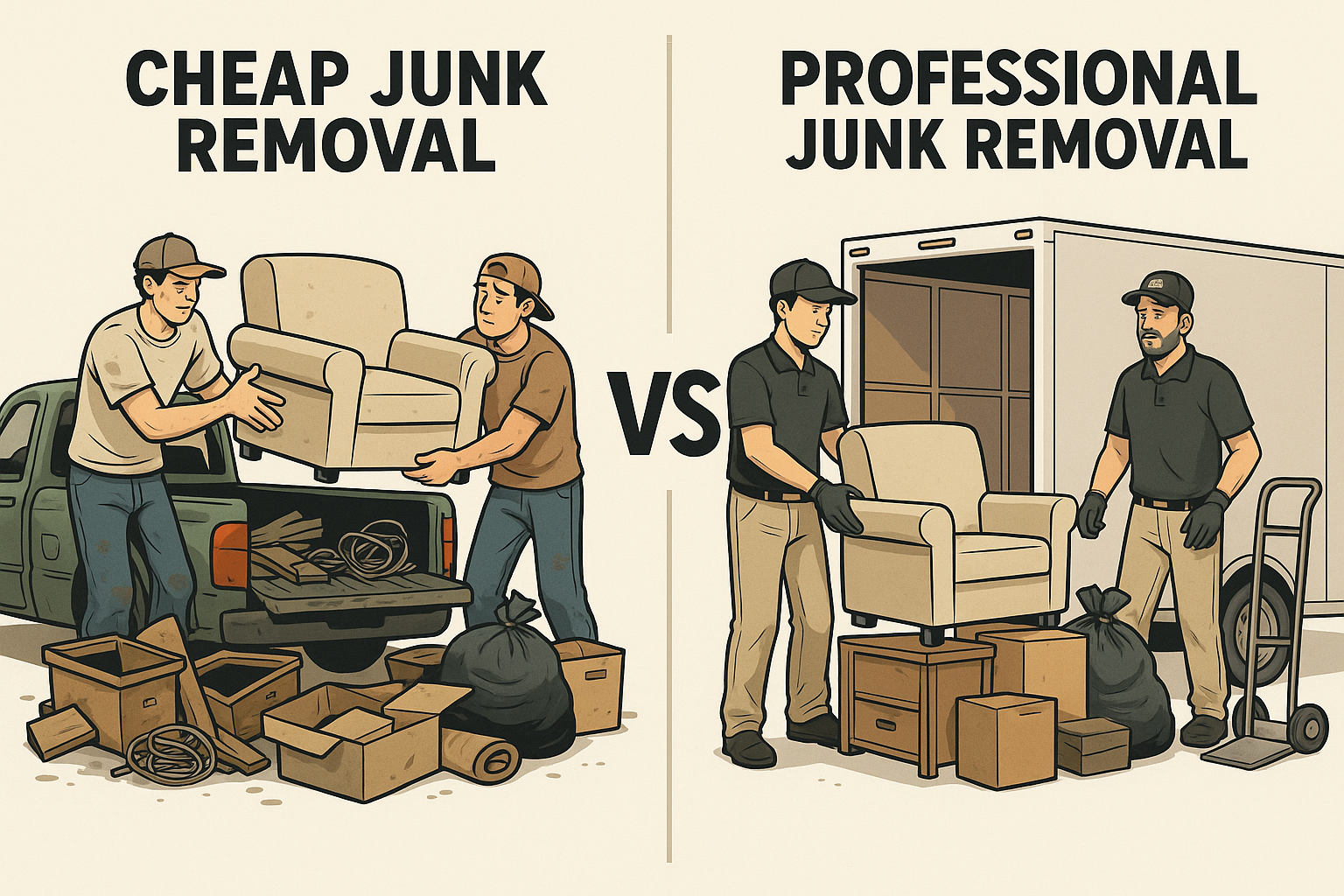 Why Cheap Junk Removal Can Cost You More in the Long Run