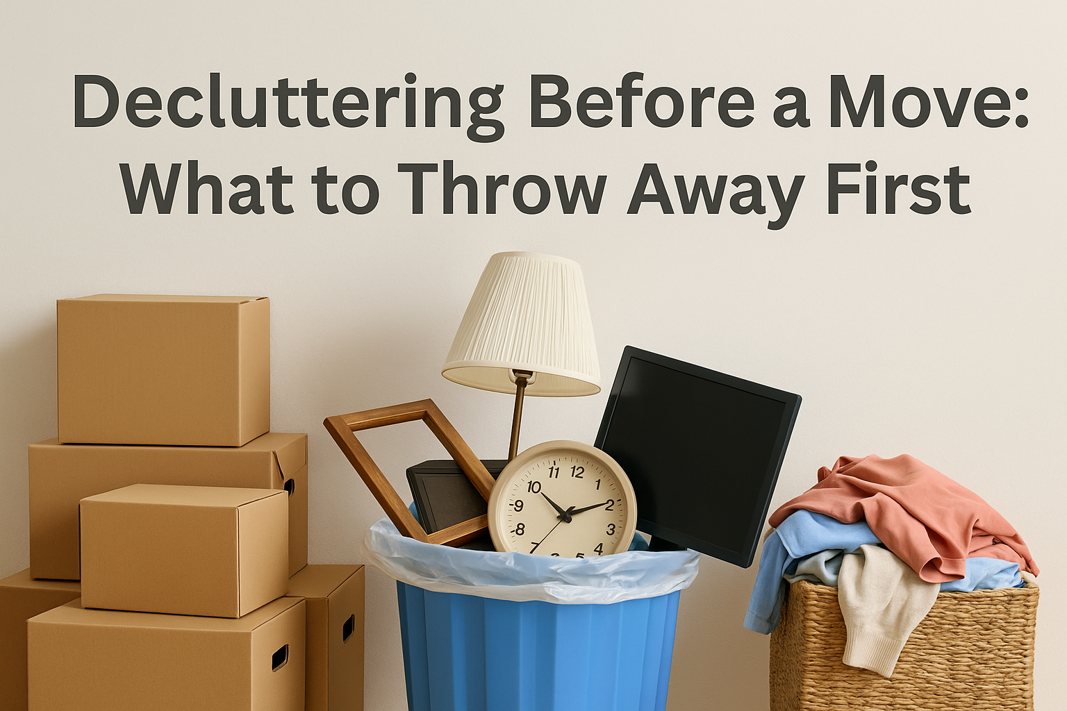 Decluttering Before a Move: What to Throw Away First (Save Time, Money &amp; Stress)